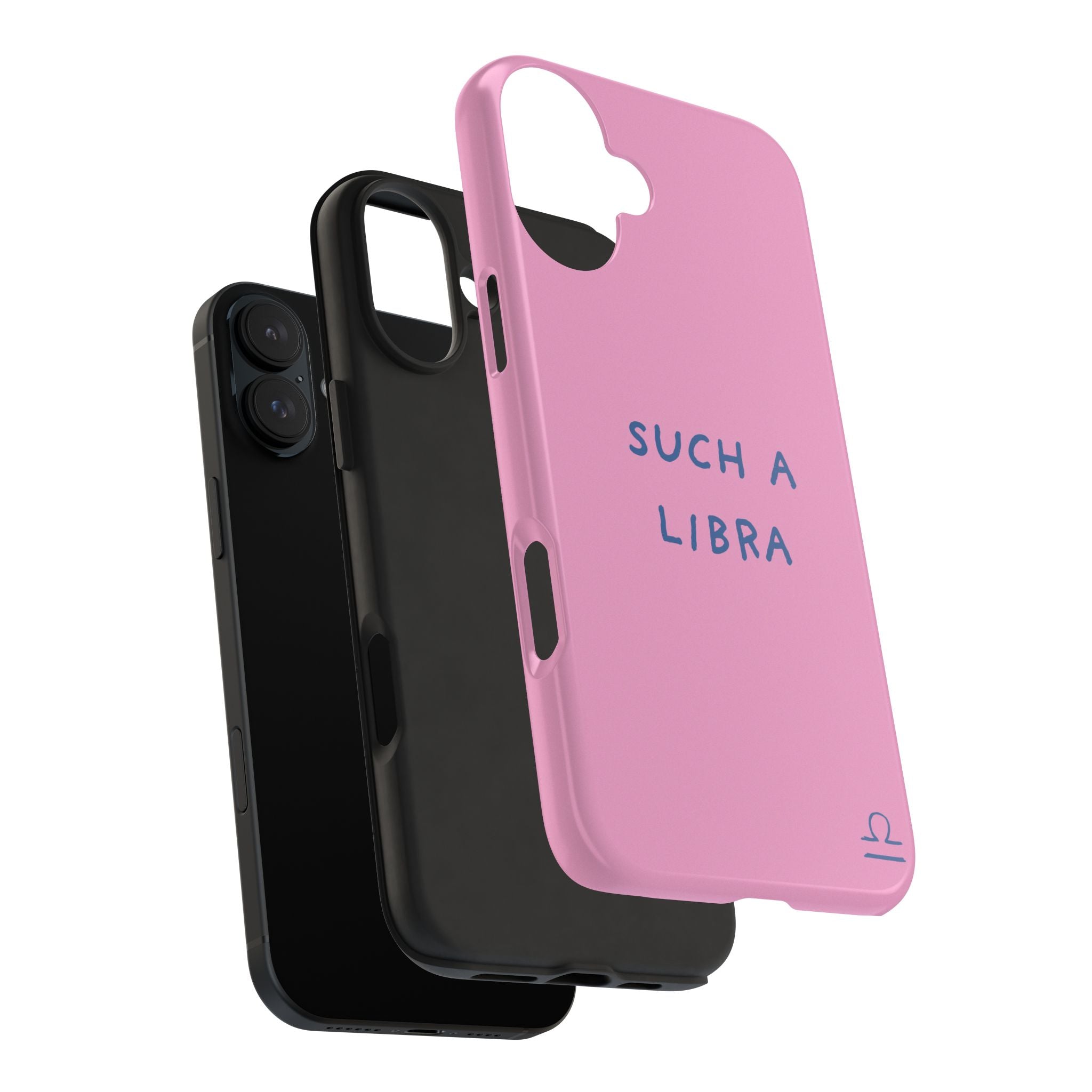 "Such a Libra" Phone Case - Pink/Blue