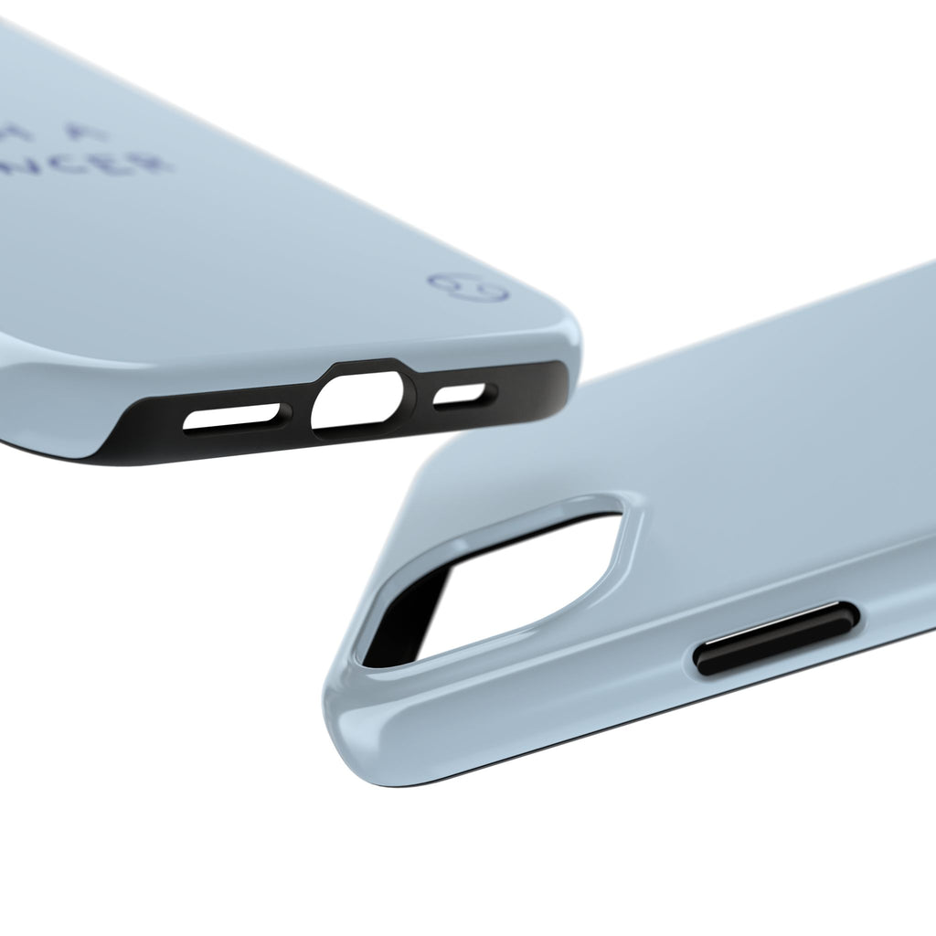 "Such a Cancer" Zodiac Phone Case — Light blue