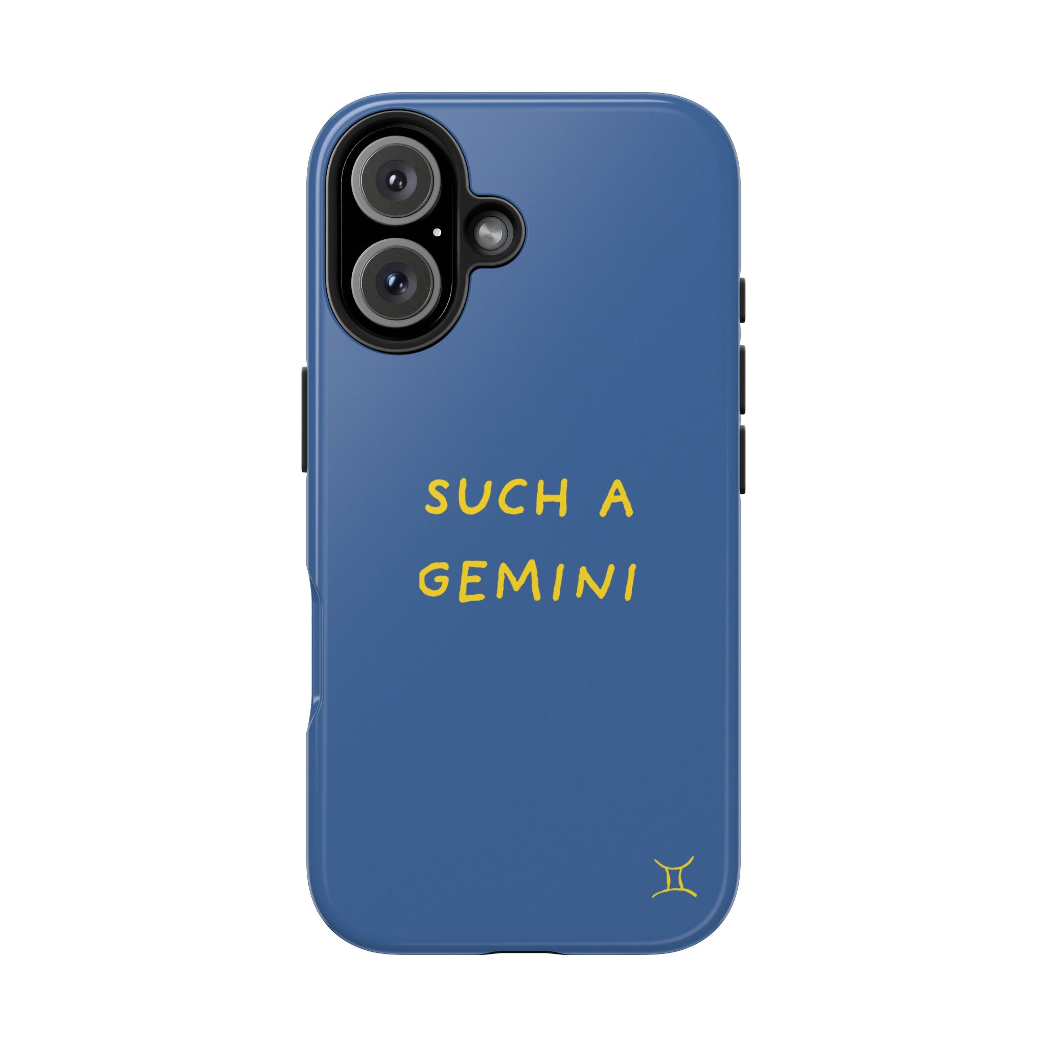 "Such A Gemini" Phone Case - Blue/Yellow