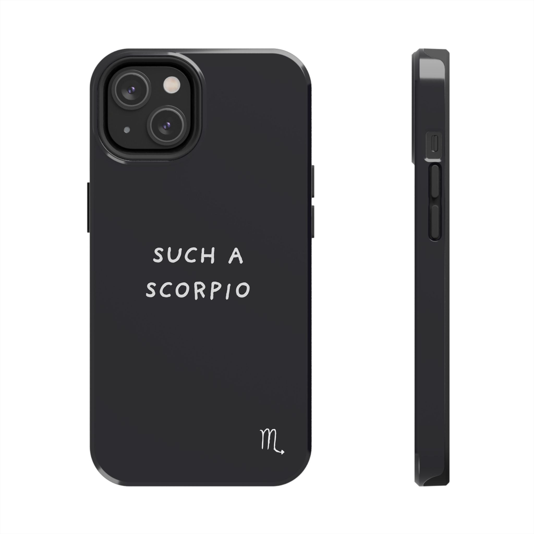 "Such a Scorpio" Phone Case - Black/White