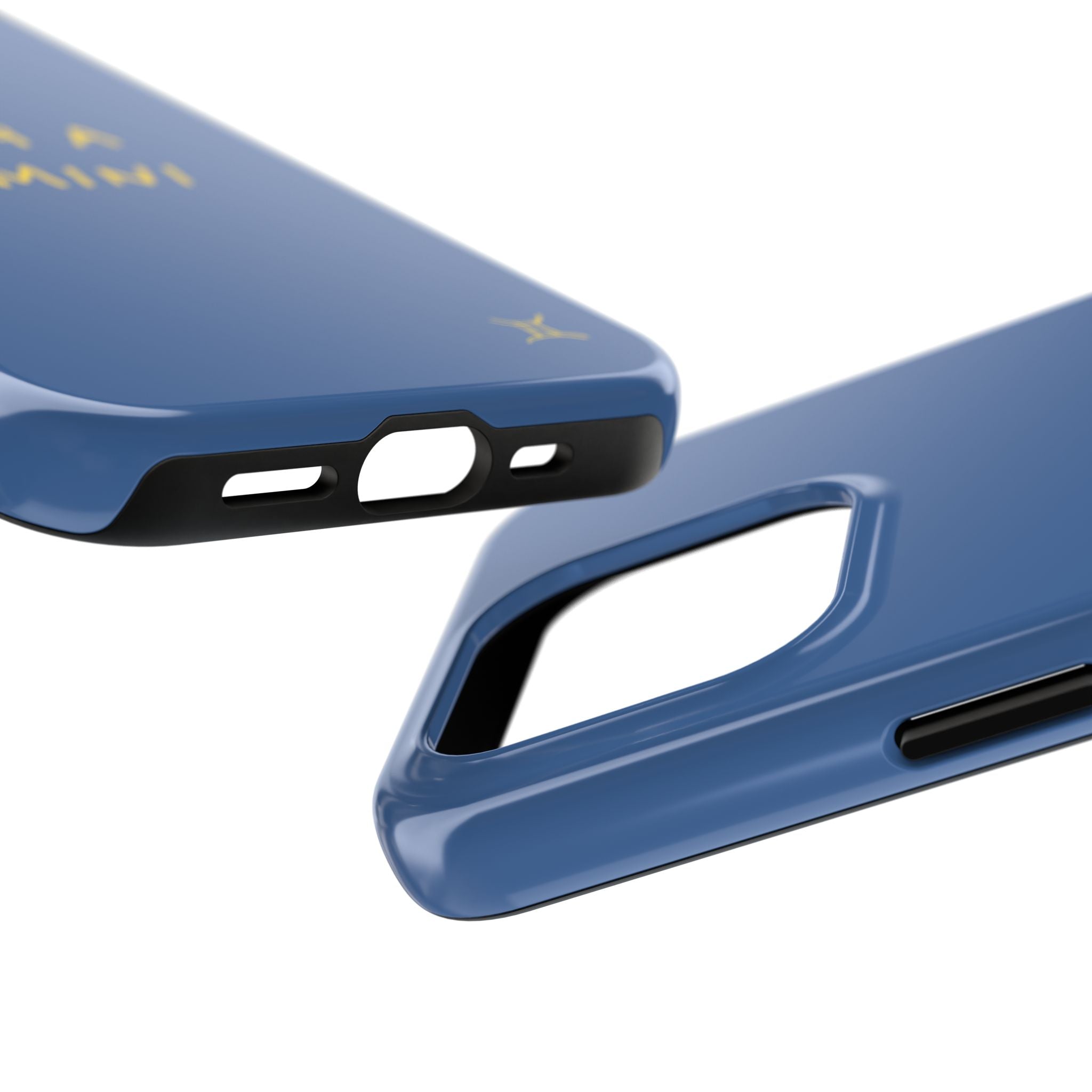 "Such A Gemini" Phone Case - Blue/Yellow