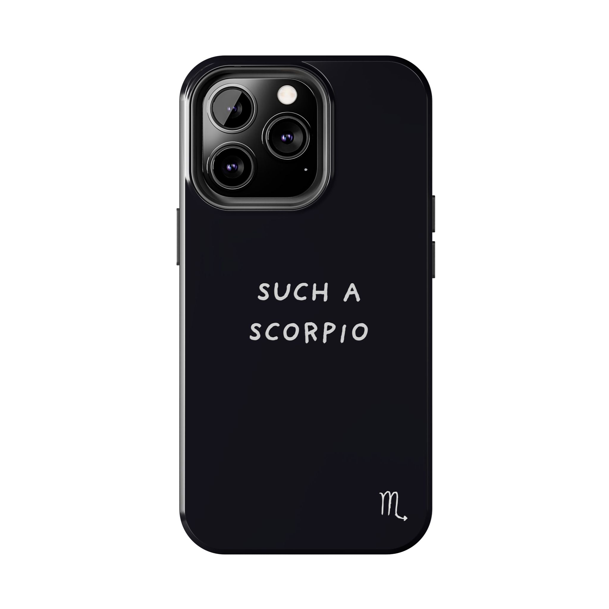 "Such a Scorpio" Phone Case - Black/White