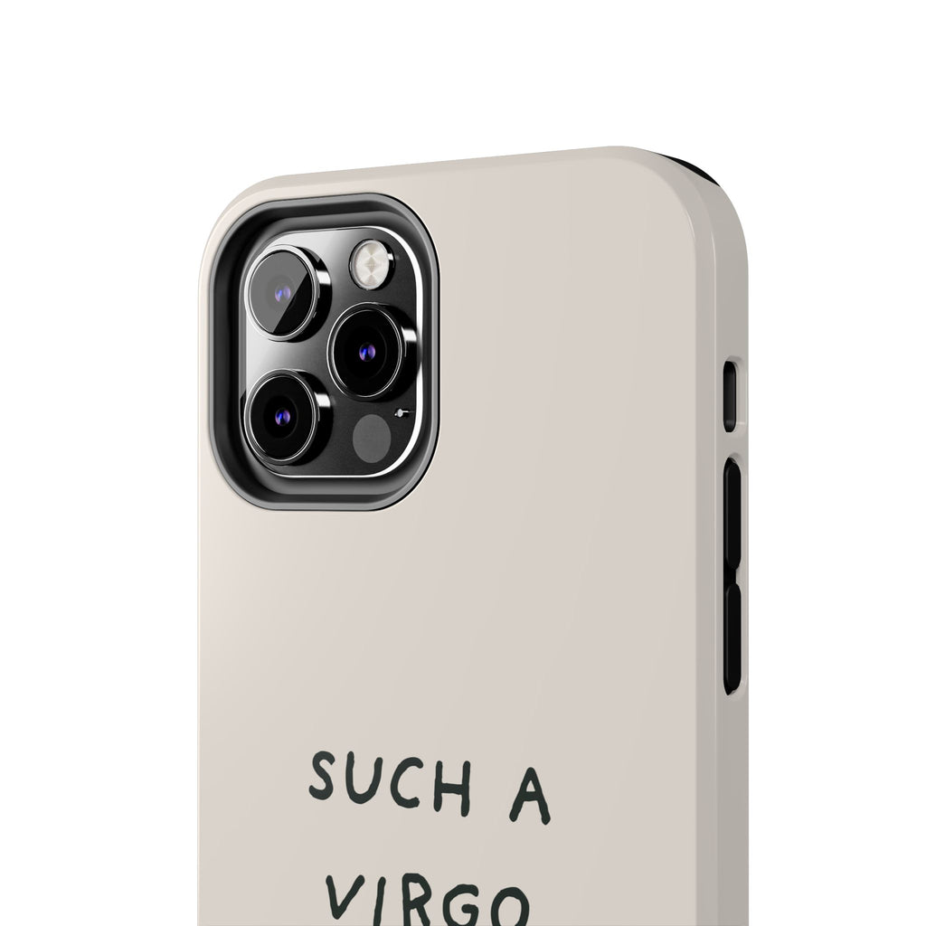 “Such a Virgo” Tough Phone Case — Beige / Forrest