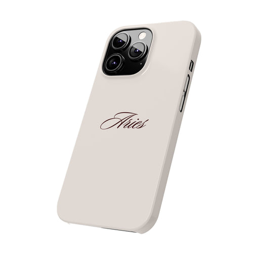 Aries Phone Case | White/Red