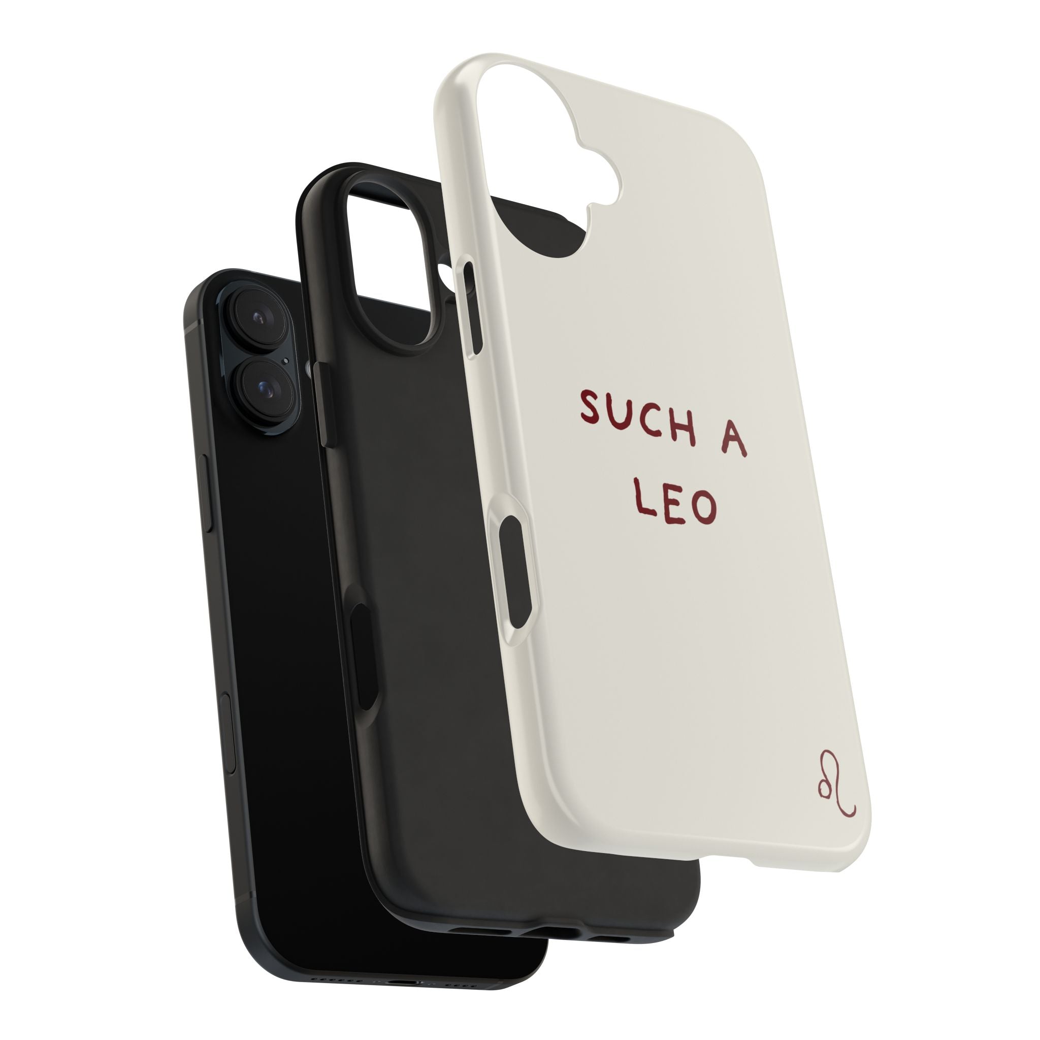 "Such a Leo" Phone Case - Cream/Red