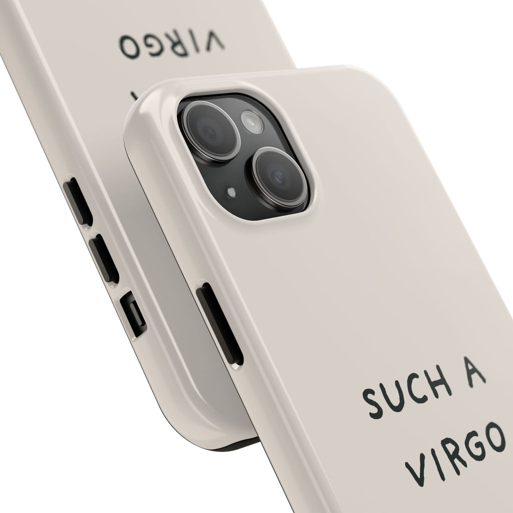 “Such a Virgo” Tough Phone Case — Beige / Forrest