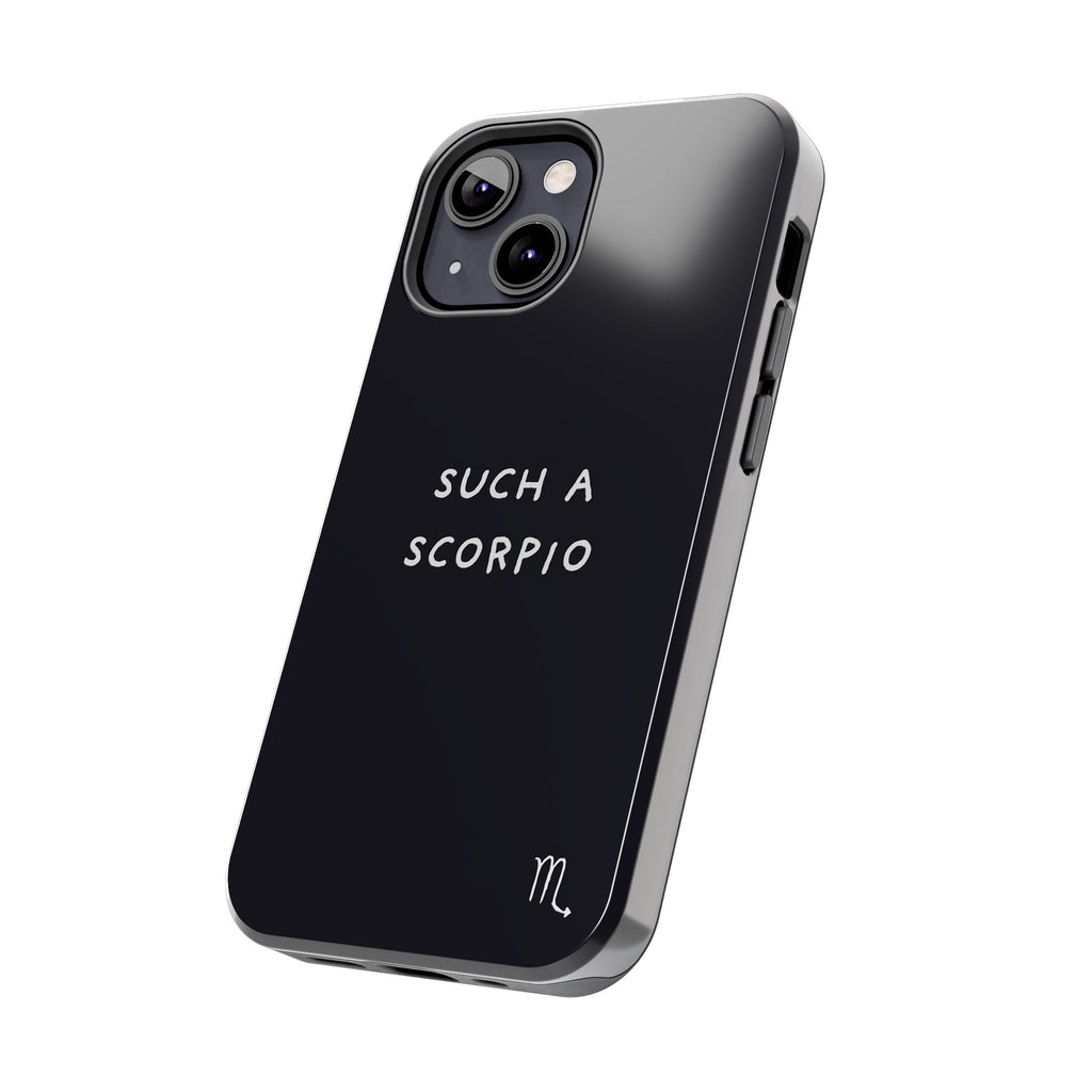 "Such a Scorpio" Phone Case - Black/White