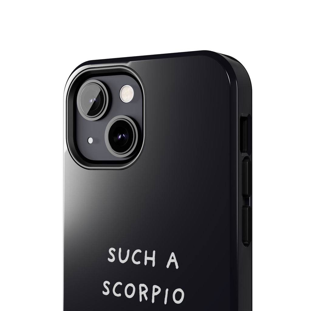 "Such a Scorpio" Phone Case - Black/White