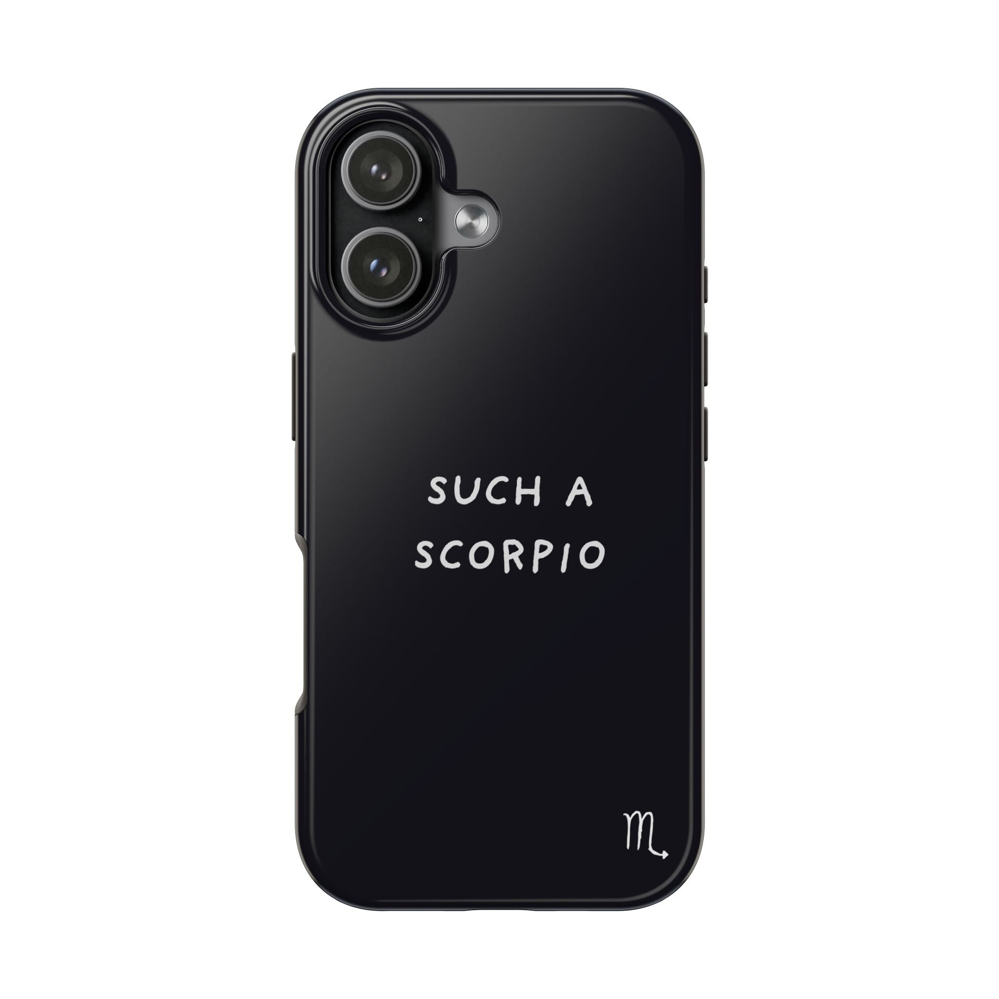 "Such a Scorpio" Phone Case - Black/White