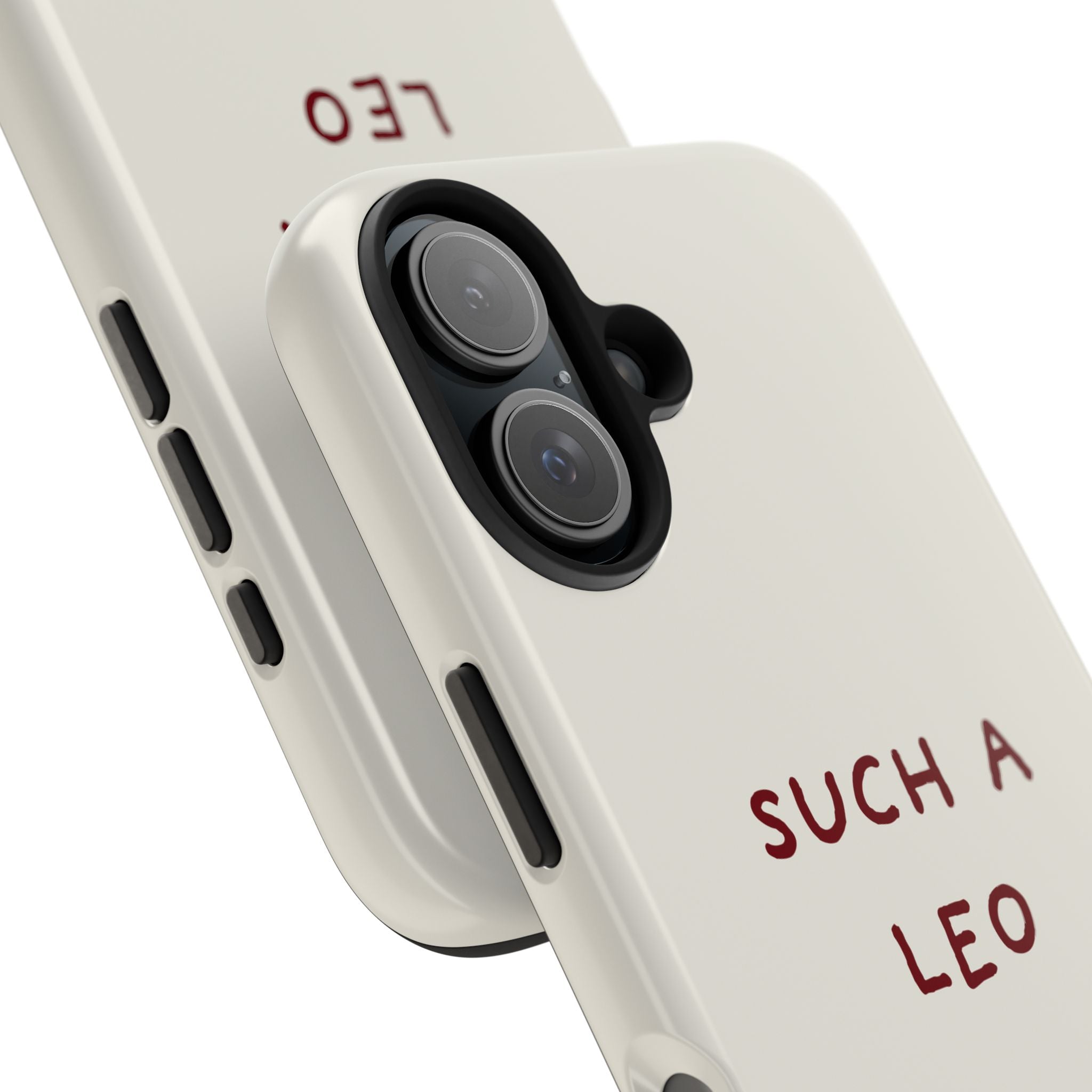 "Such a Leo" Phone Case - Cream/Red