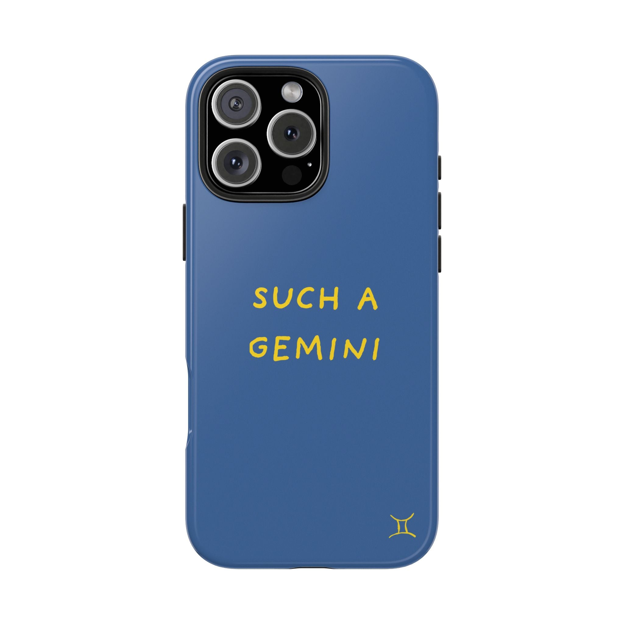 "Such A Gemini" Phone Case - Blue/Yellow