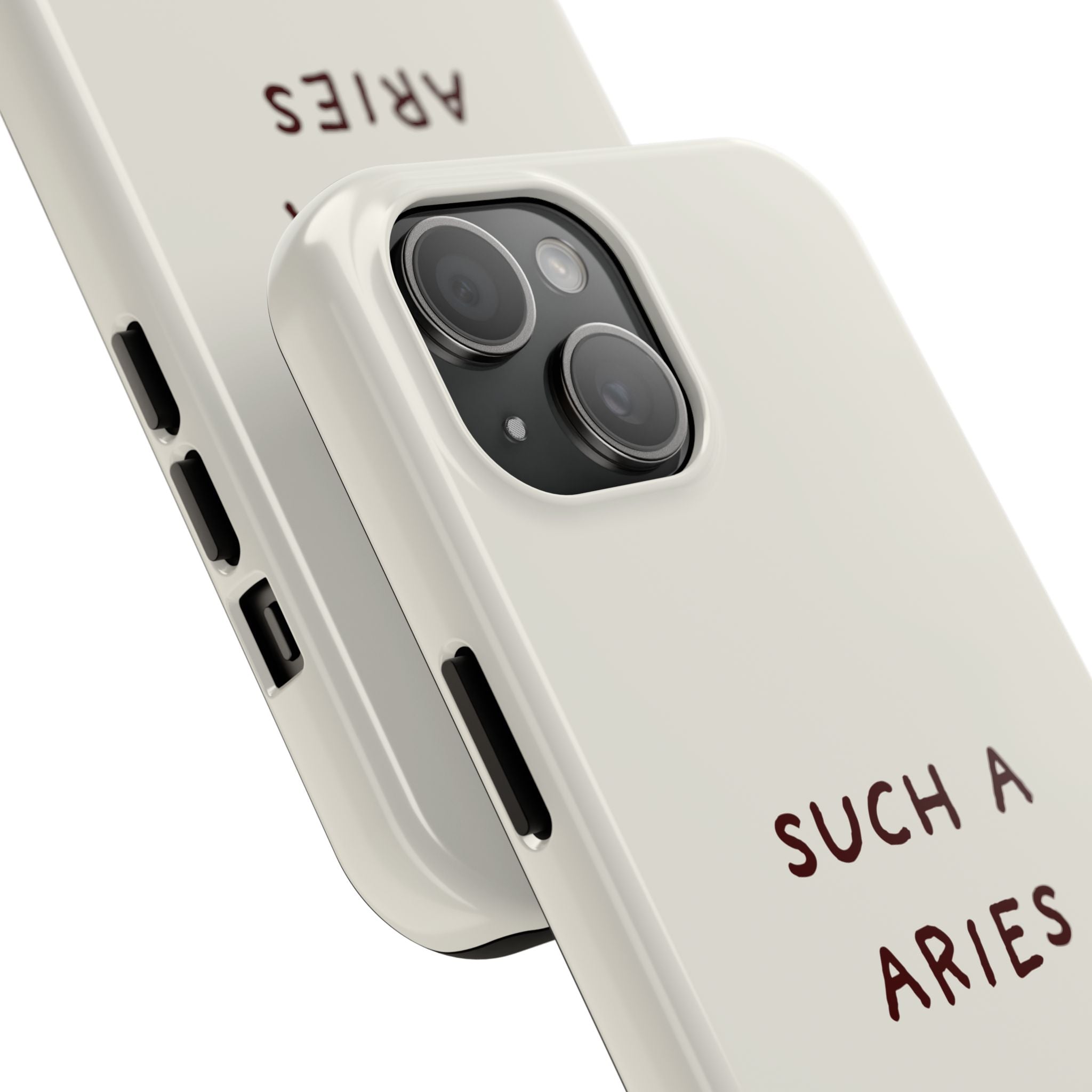 "Such a Aries" Tough Phone Case — White