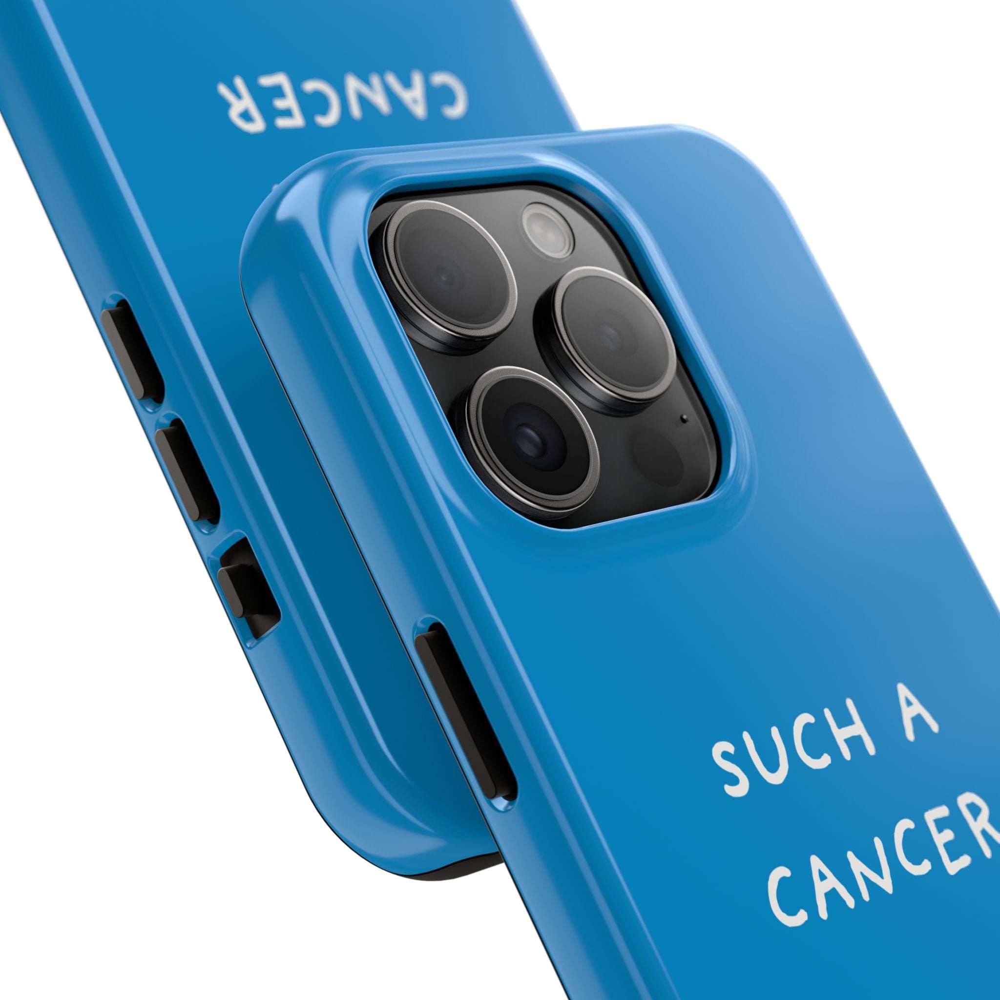 'Such a Cancer" Zodiac Phone Case - Turquoise