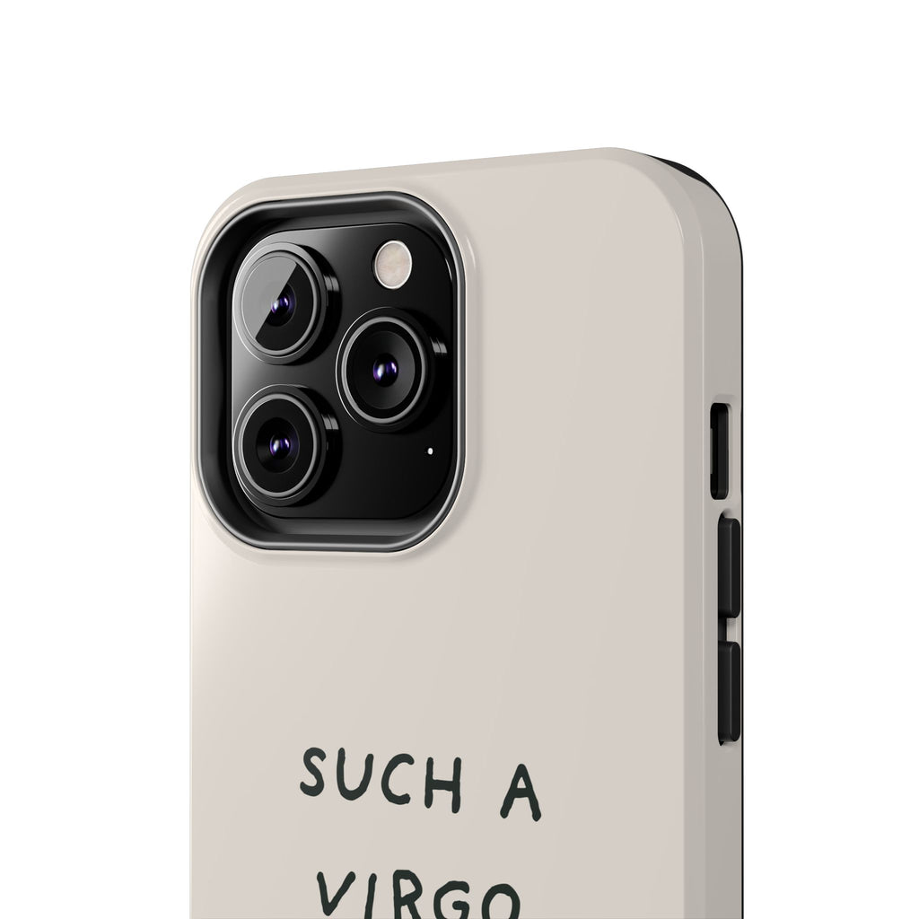 “Such a Virgo” Tough Phone Case — Beige / Forrest
