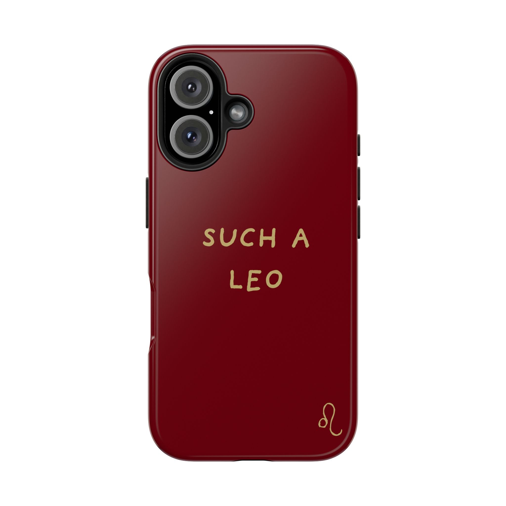 "Such a Leo" Phone Case - Red/Gold