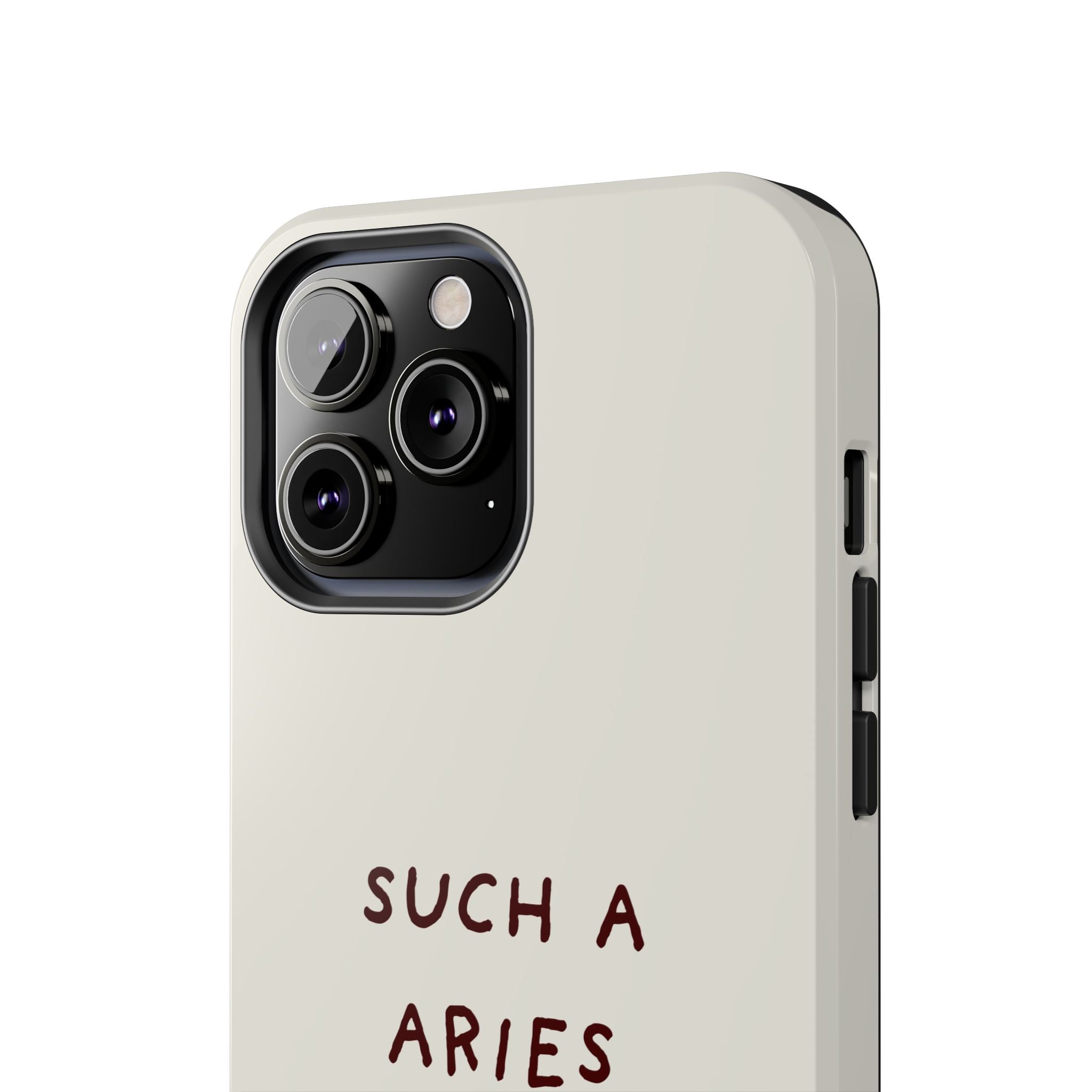"Such a Aries" Tough Phone Case — White