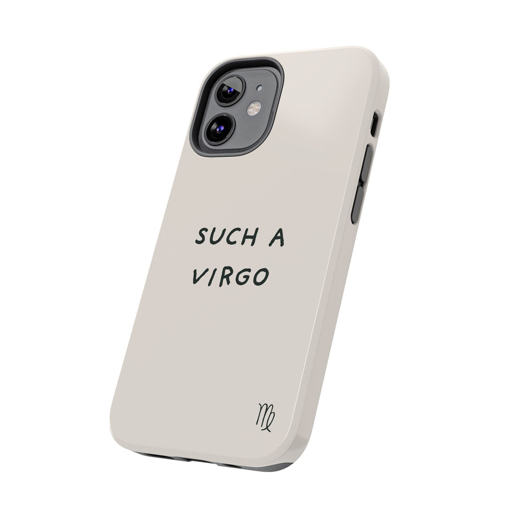 “Such a Virgo” Tough Phone Case — Beige / Forrest