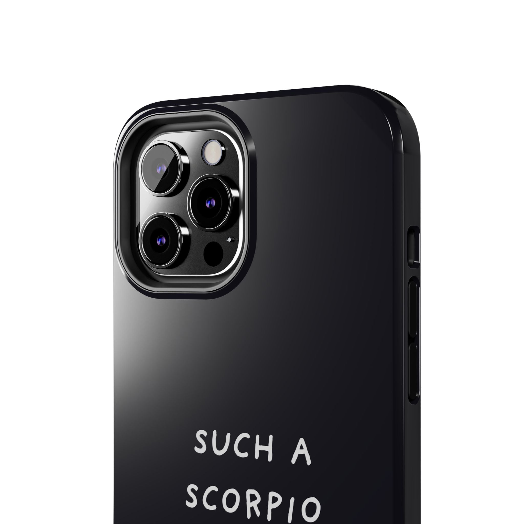 "Such a Scorpio" Phone Case - Black/White