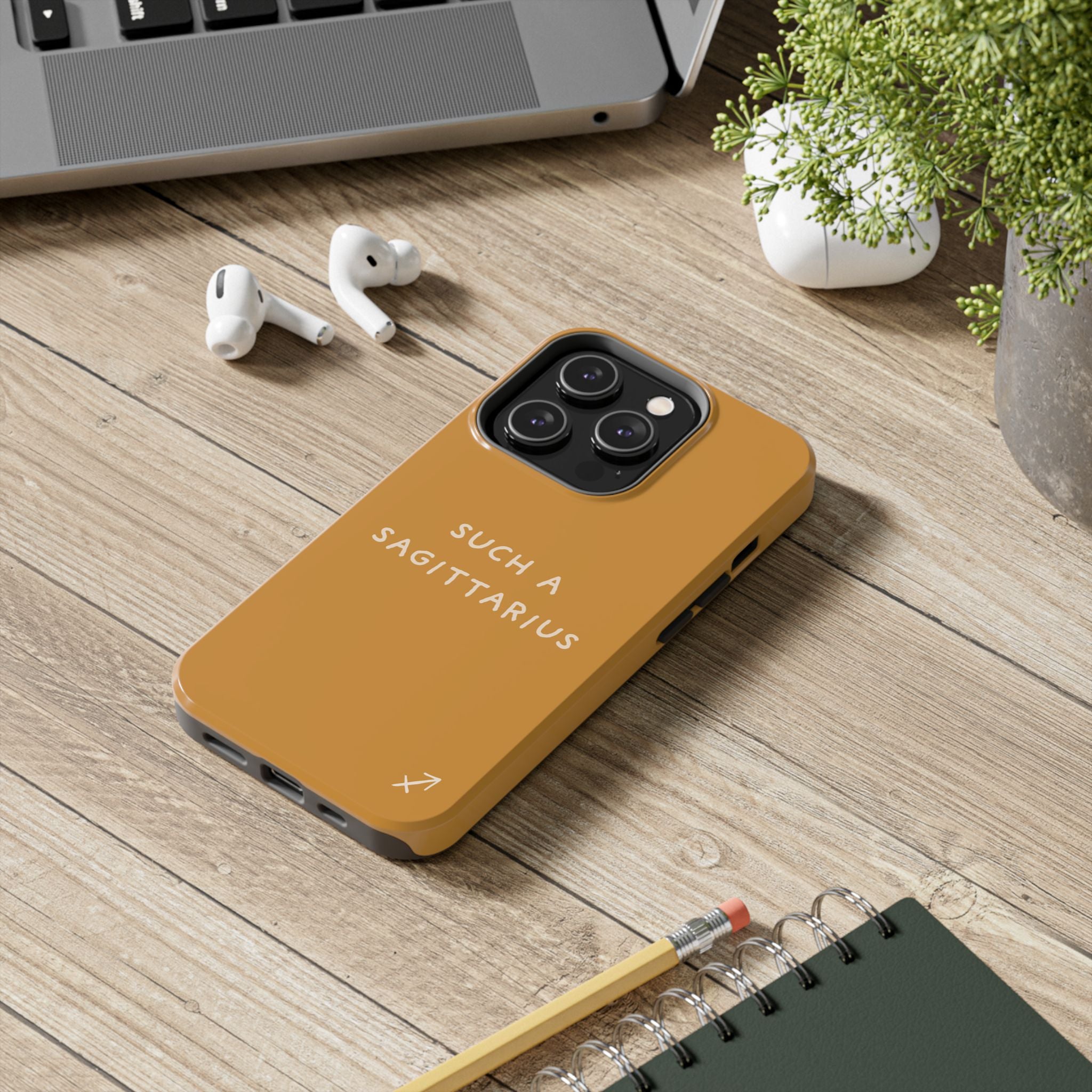 "Such a Sagittarius" Tough Phone Case — Amber