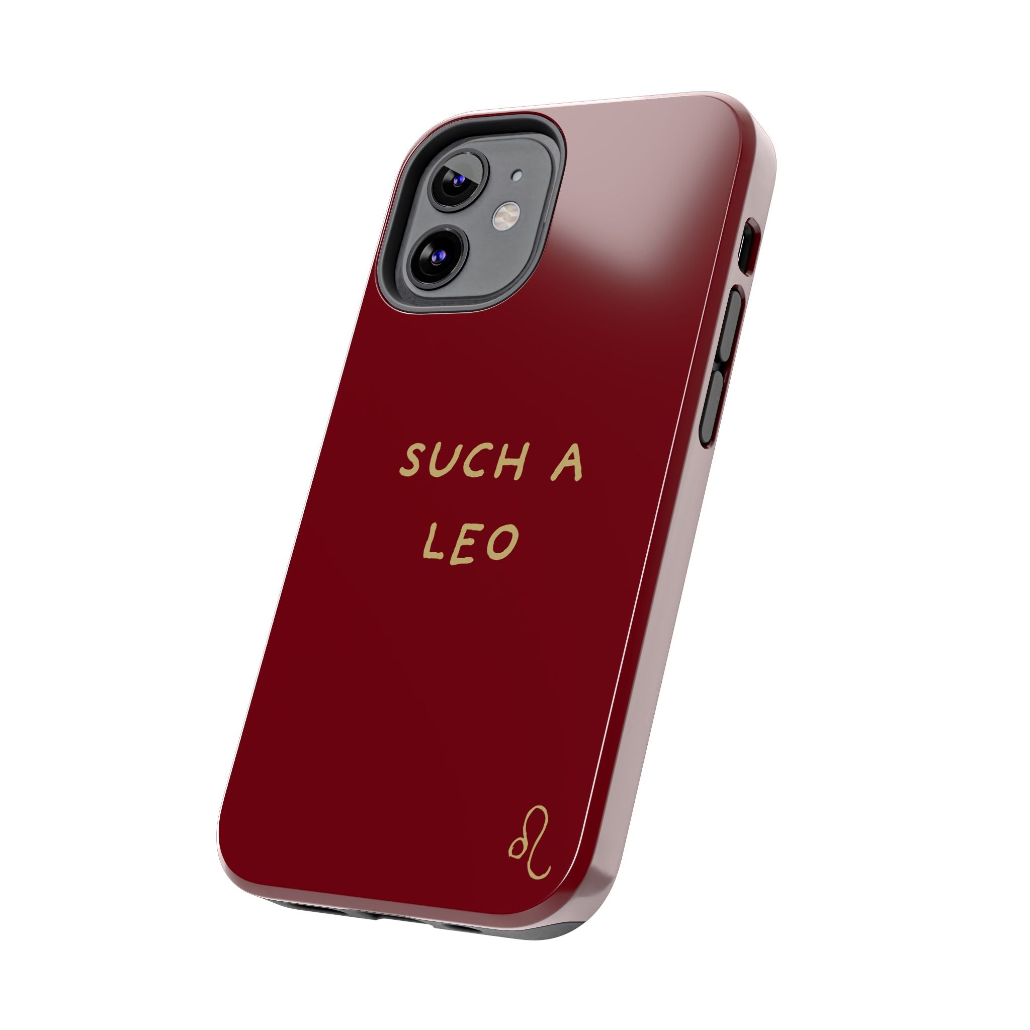 "Such a Leo" Phone Case - Red/Gold