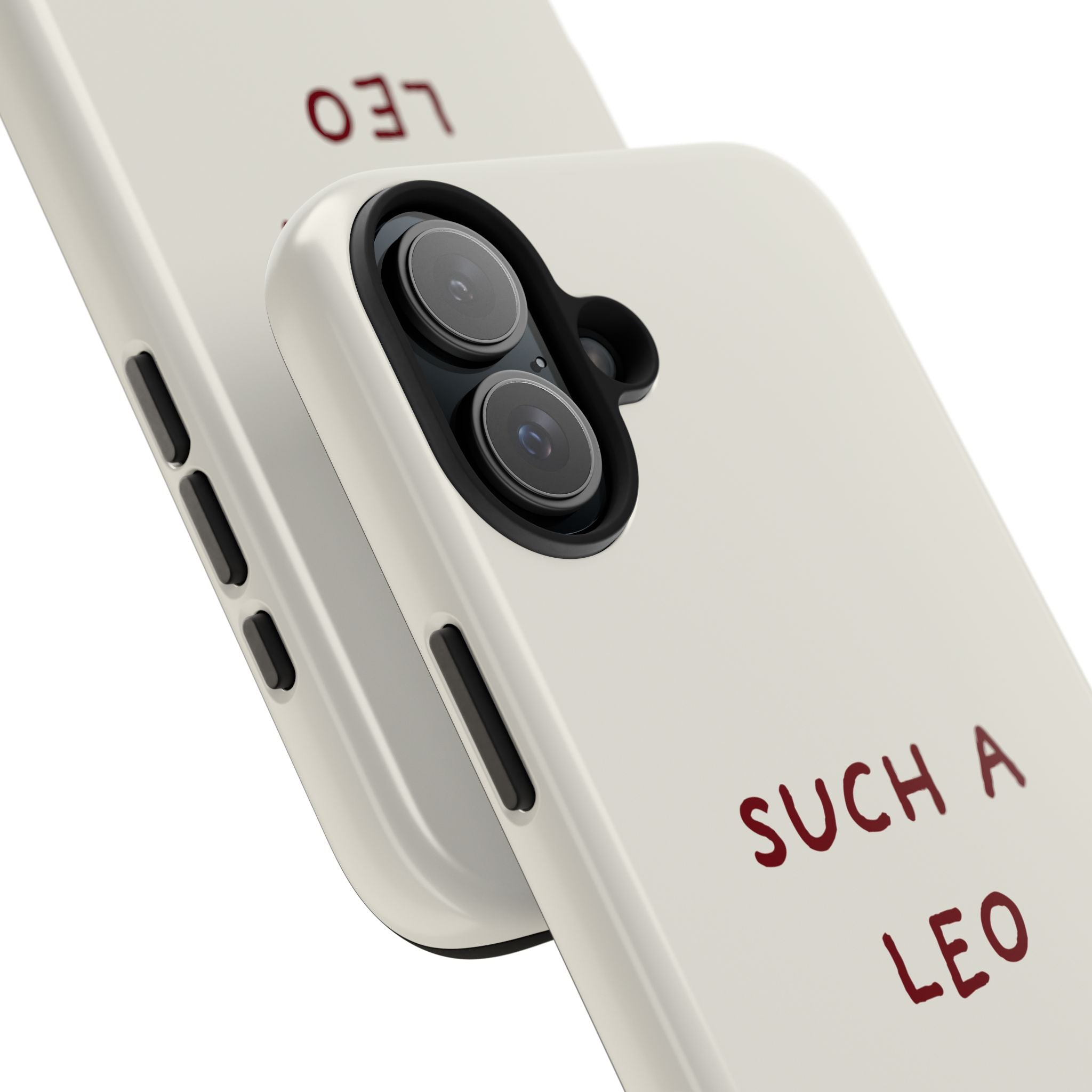 "Such a Leo" Phone Case - Cream/Red