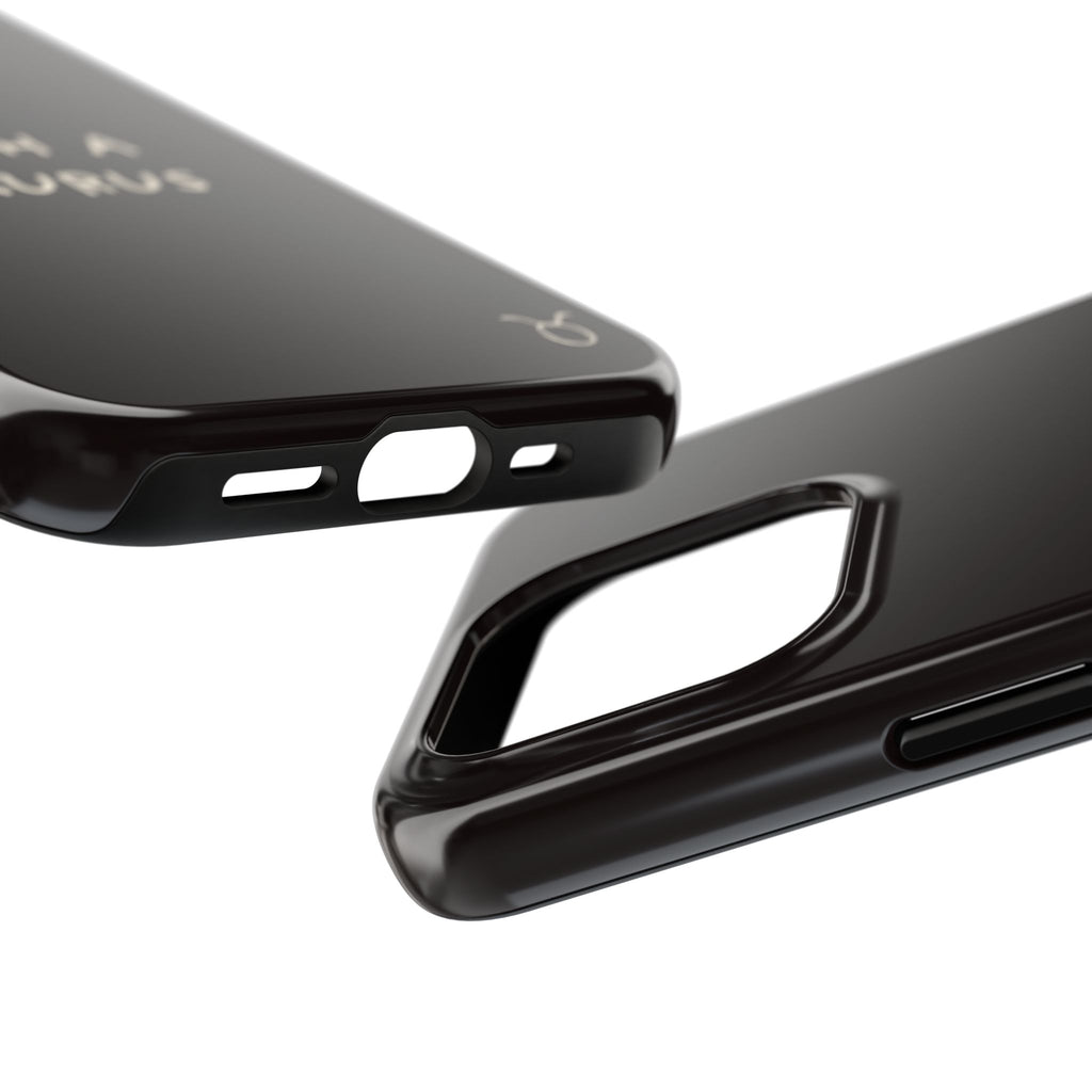 "Such a Taurus" Tough Phone Case – Deep Brown / Cream