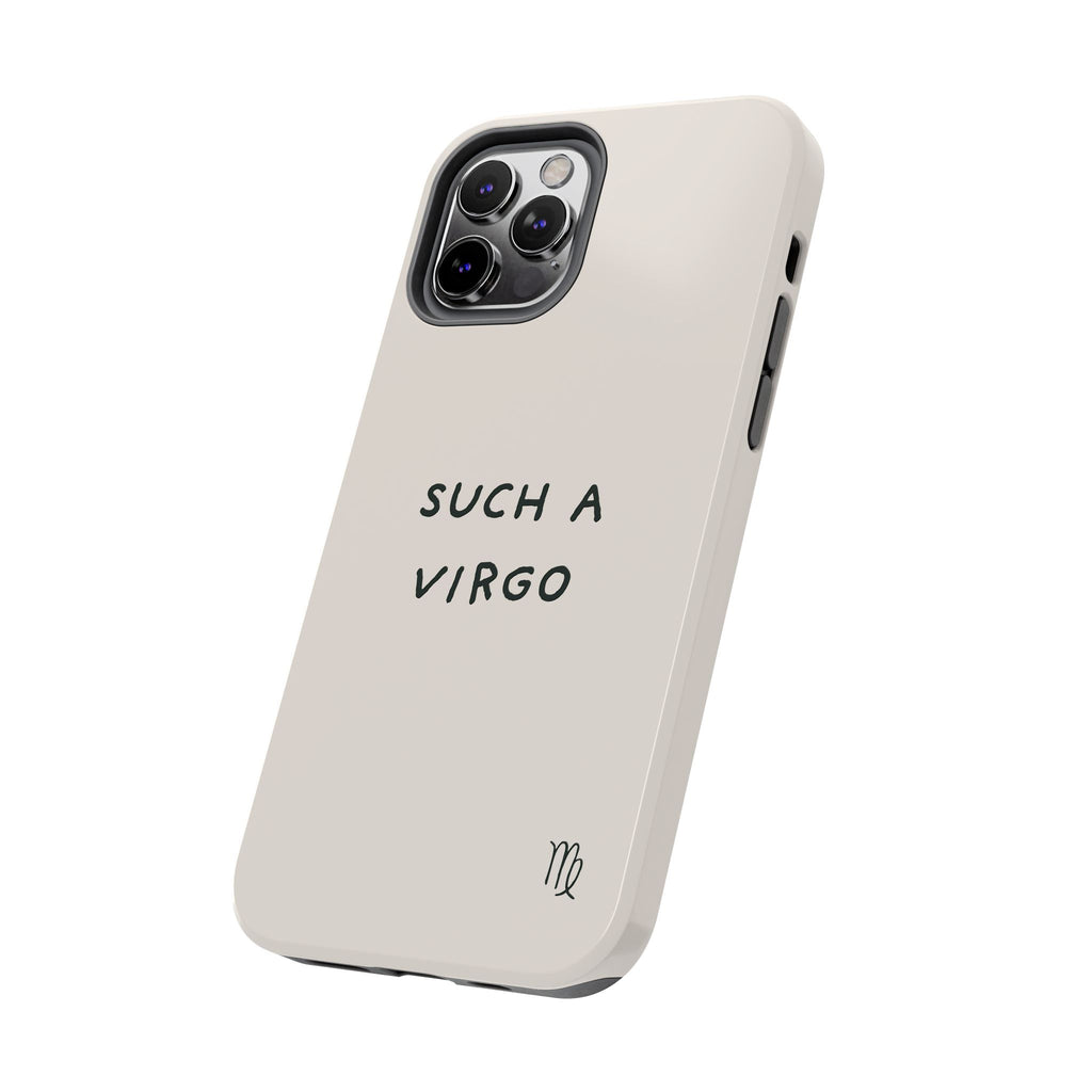 “Such a Virgo” Tough Phone Case — Beige / Forrest