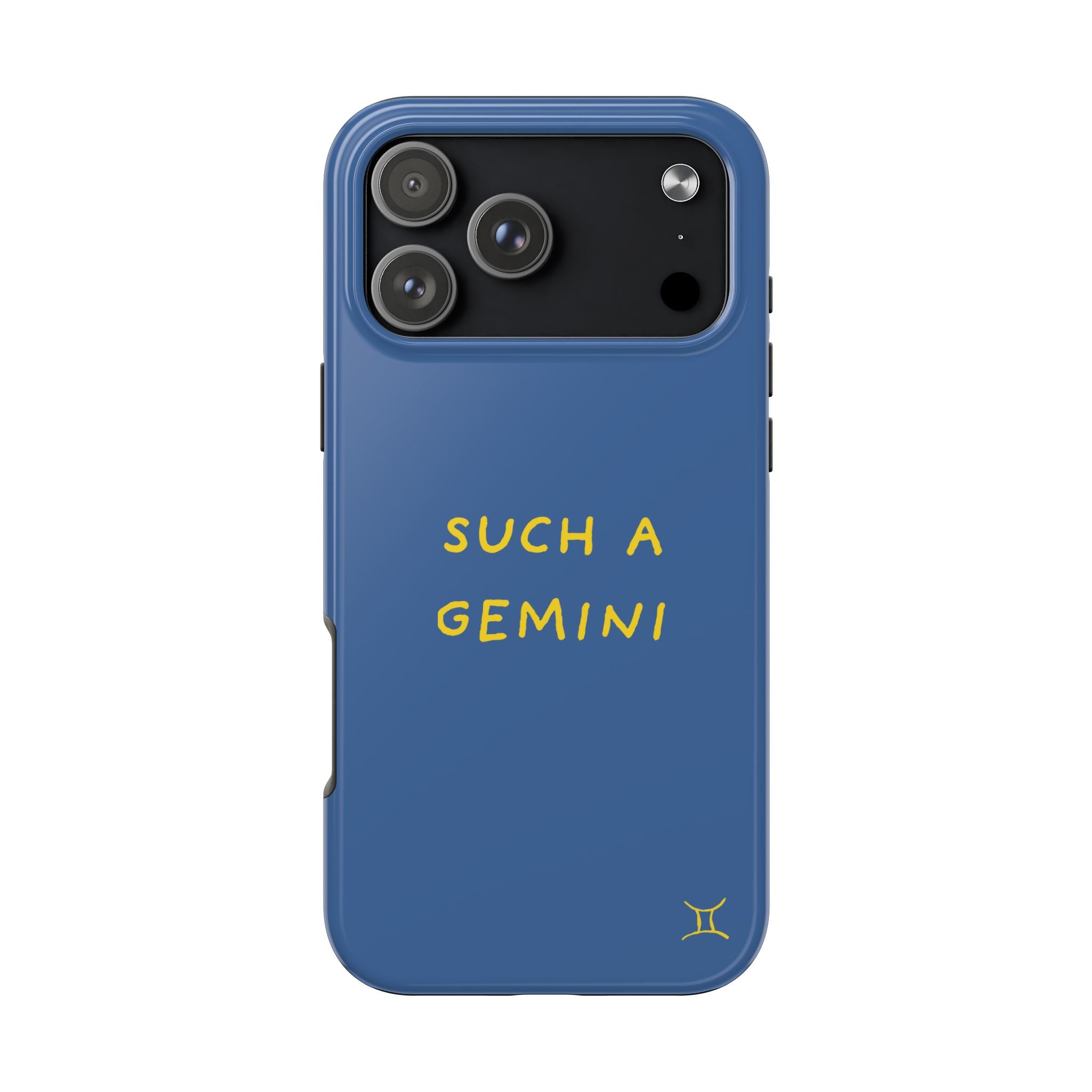 "Such A Gemini" Phone Case - Blue/Yellow
