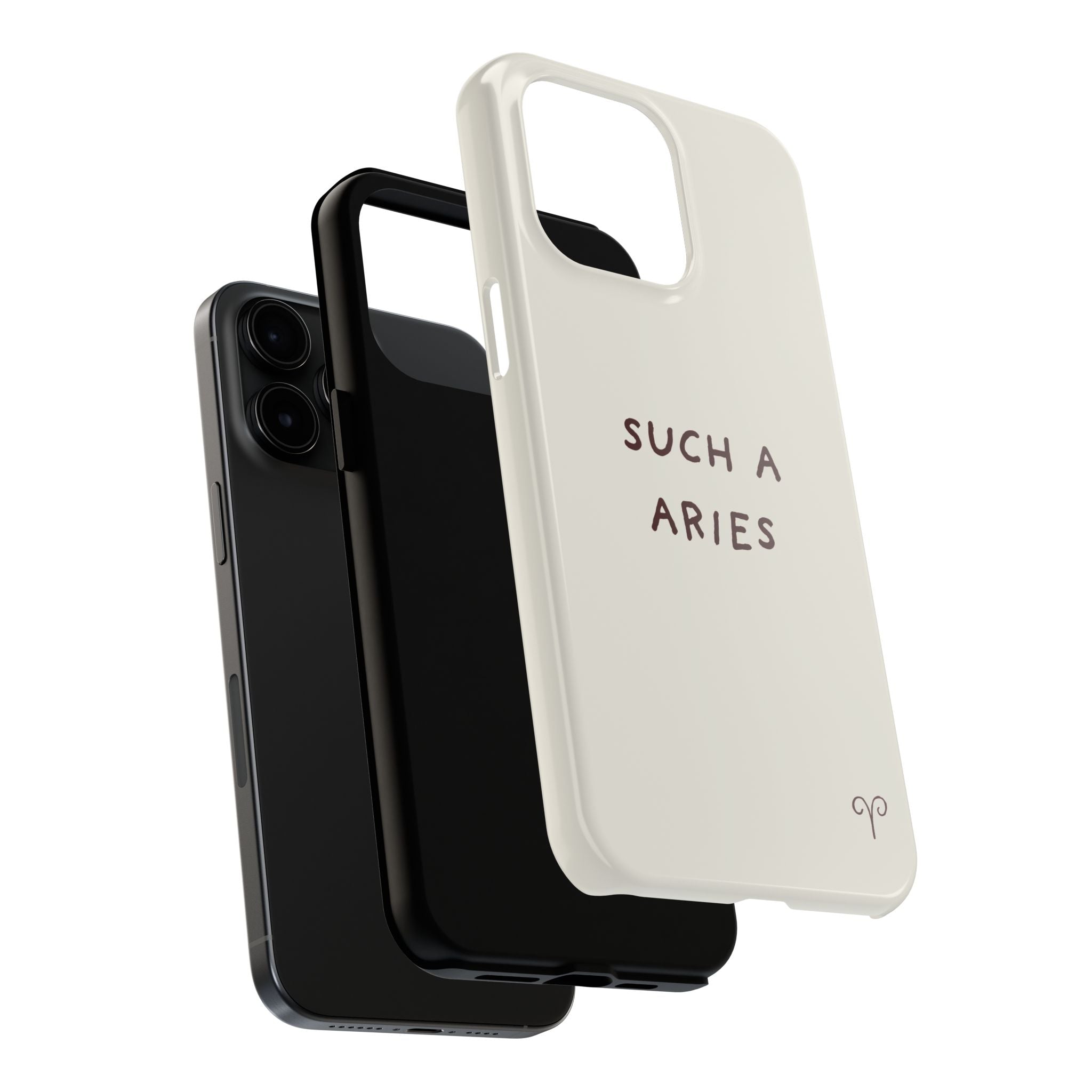 "Such a Aries" Tough Phone Case — White