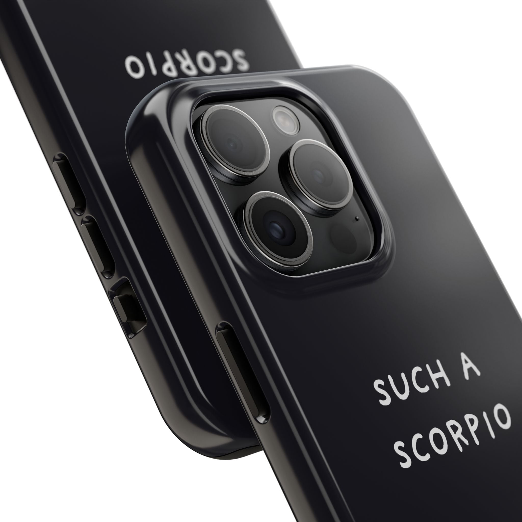 "Such a Scorpio" Phone Case - Black/White