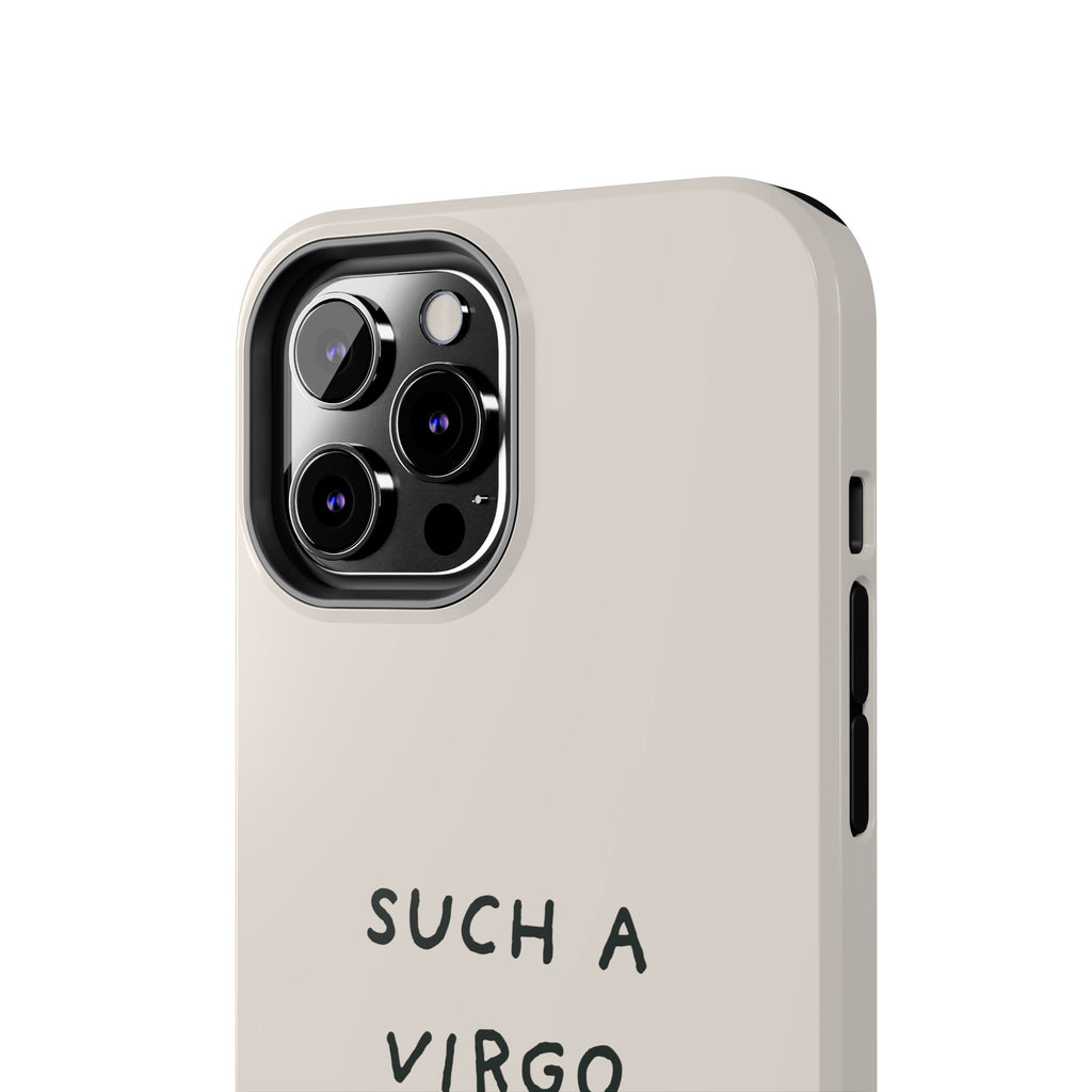 “Such a Virgo” Tough Phone Case — Beige / Forrest