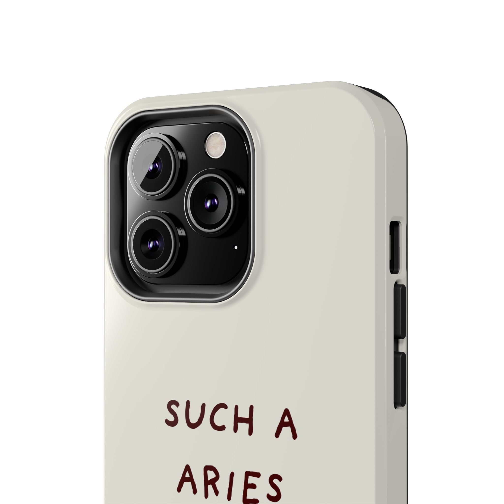 "Such a Aries" Tough Phone Case — White