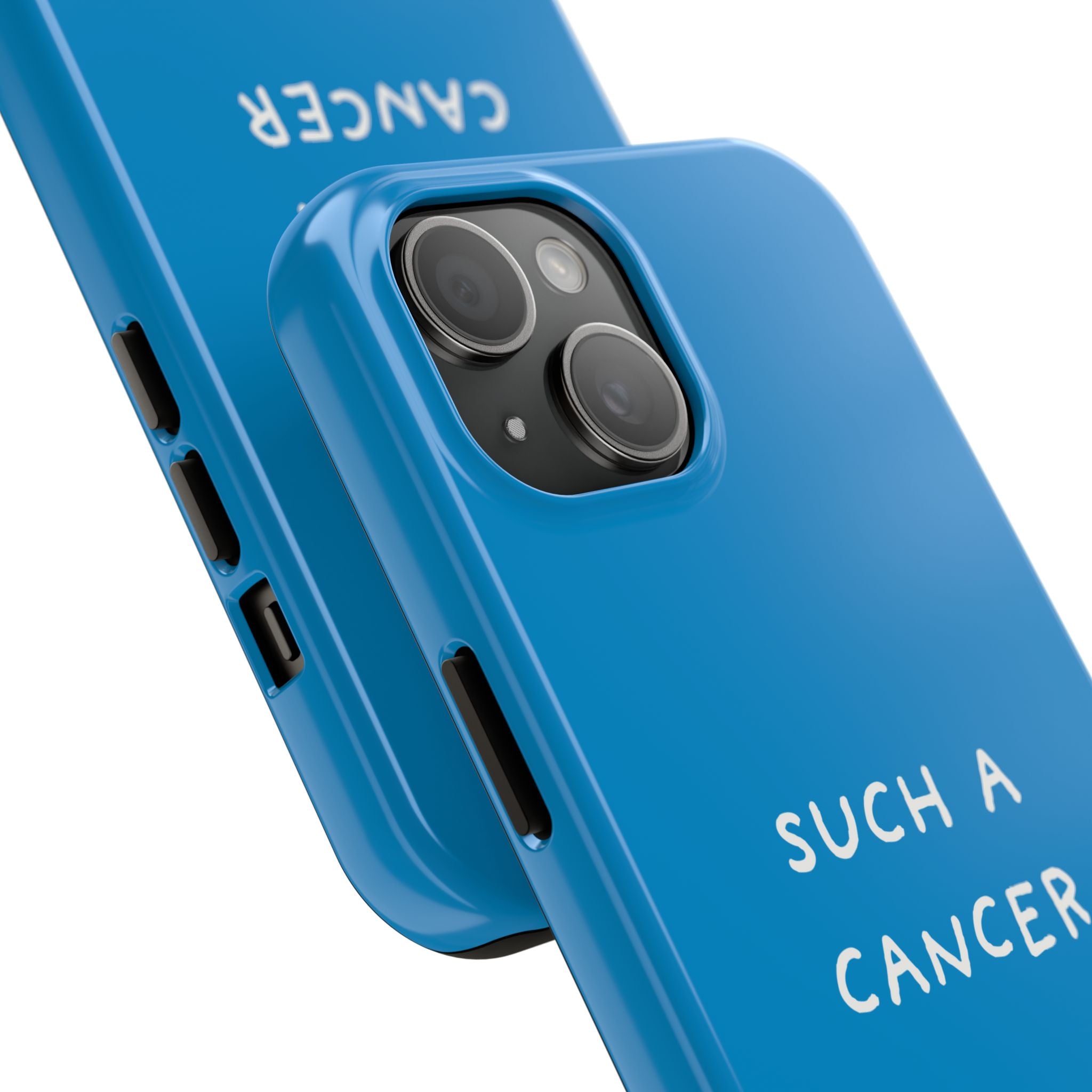 'Such a Cancer" Zodiac Phone Case - Turquoise