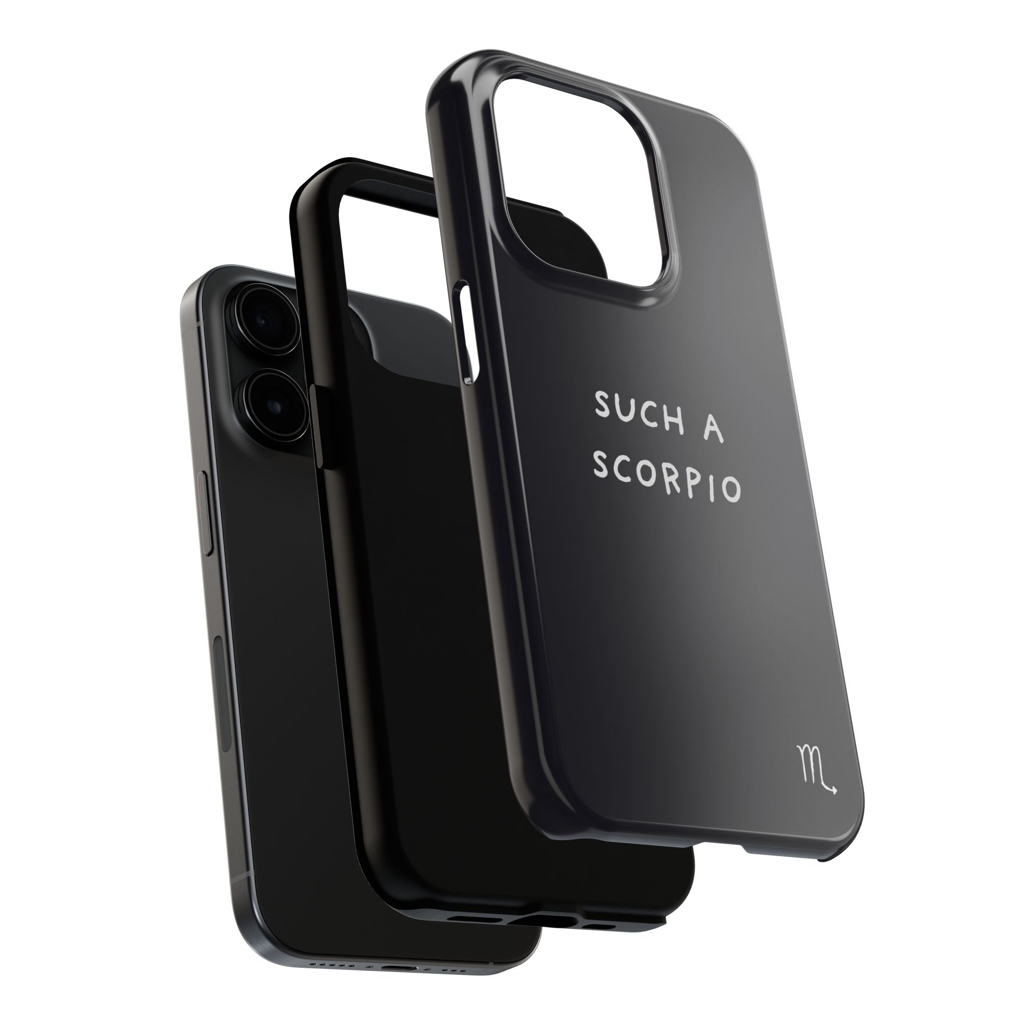"Such a Scorpio" Phone Case - Black/White