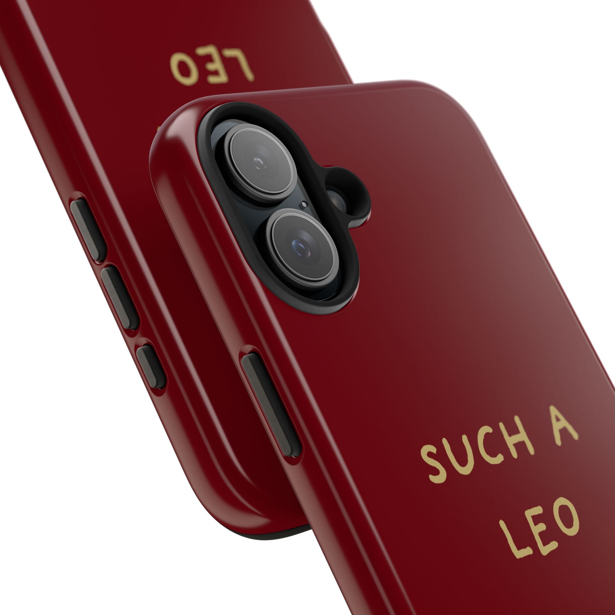 "Such a Leo" Phone Case - Red/Gold