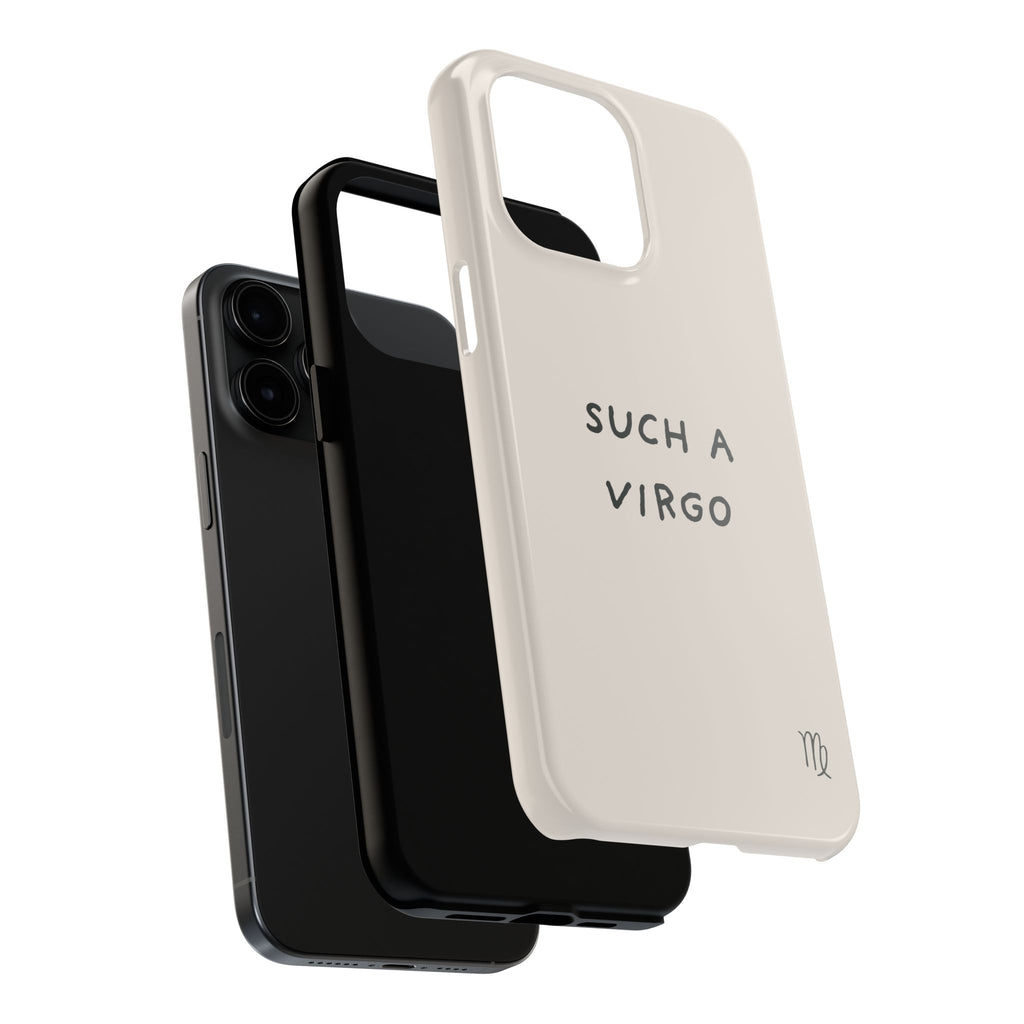 “Such a Virgo” Tough Phone Case — Beige / Forrest