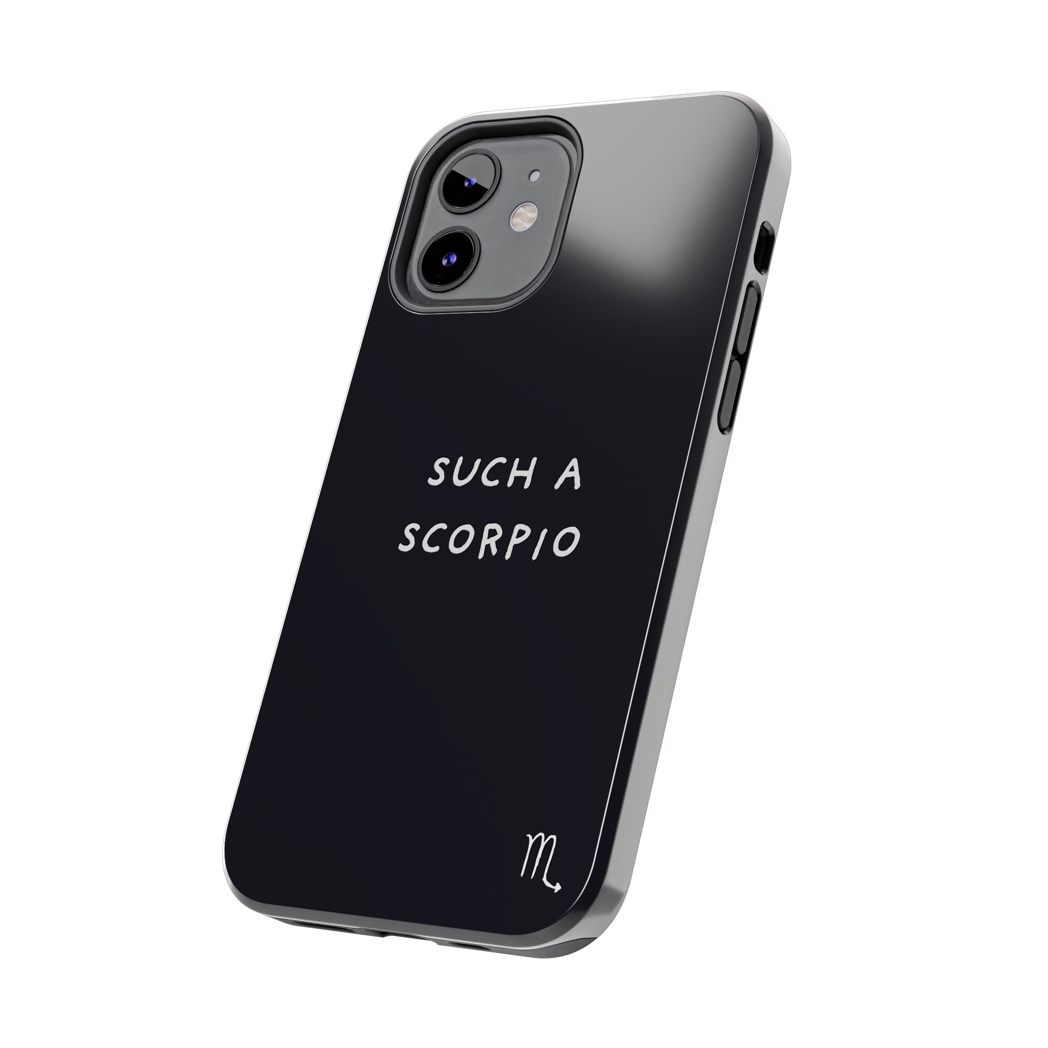 "Such a Scorpio" Phone Case - Black/White
