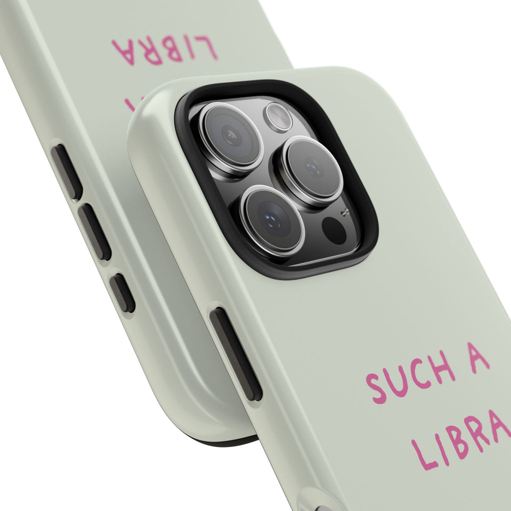"Such A Libra" Phone Case - Mint/Pink