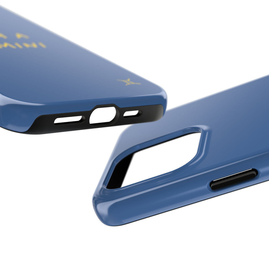 "Such A Gemini" Phone Case - Blue/Yellow