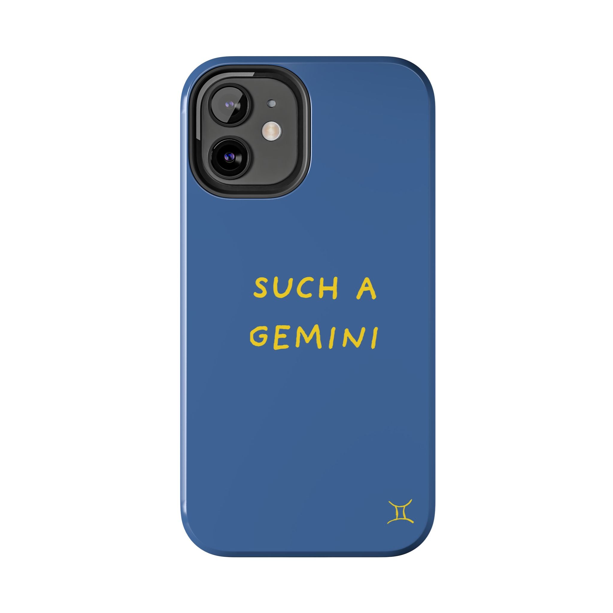 "Such A Gemini" Phone Case - Blue/Yellow