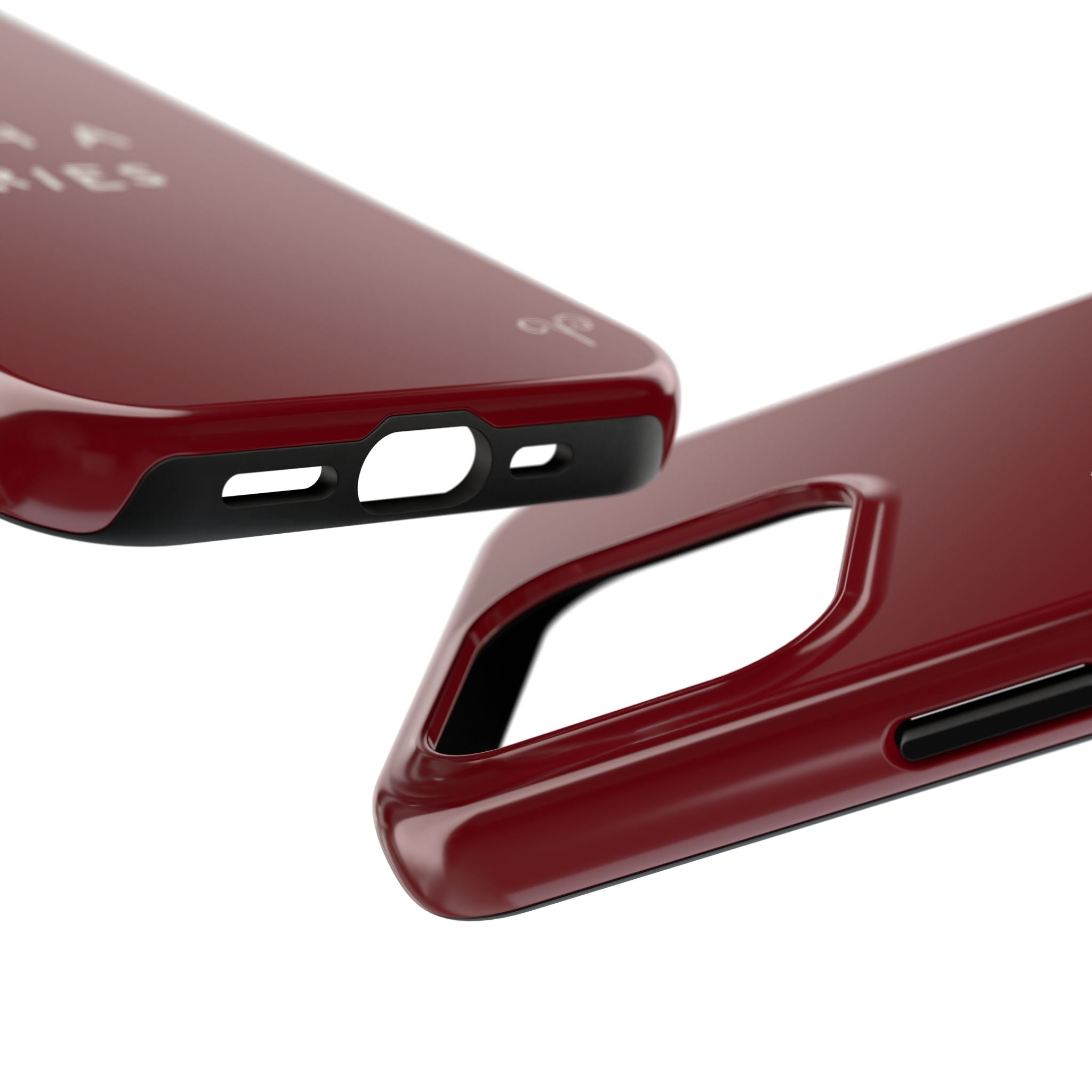 "Such A Aries" Tough Phone Case — Burgundy