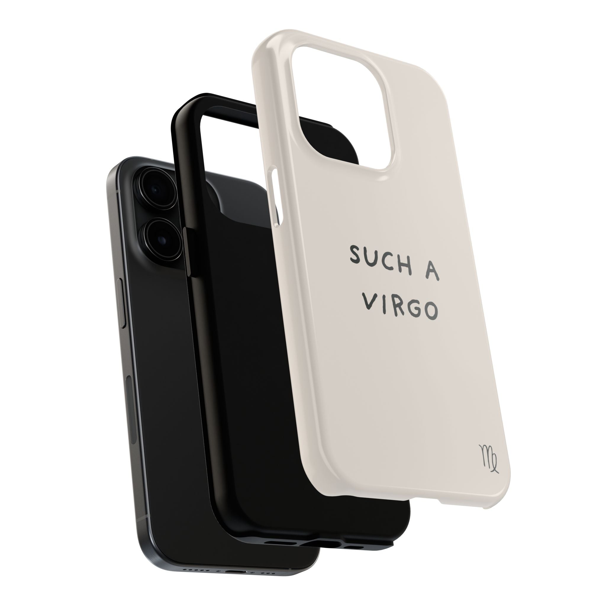 “Such a Virgo” Tough Phone Case — Beige / Forrest