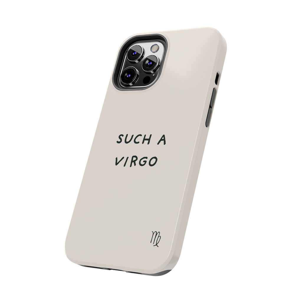“Such a Virgo” Tough Phone Case — Beige / Forrest