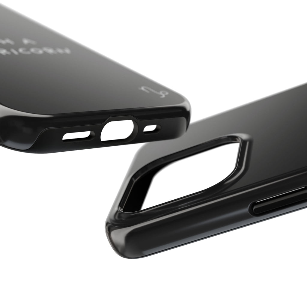 "Such a Capricorn Tough Phone Case" — Black/White
