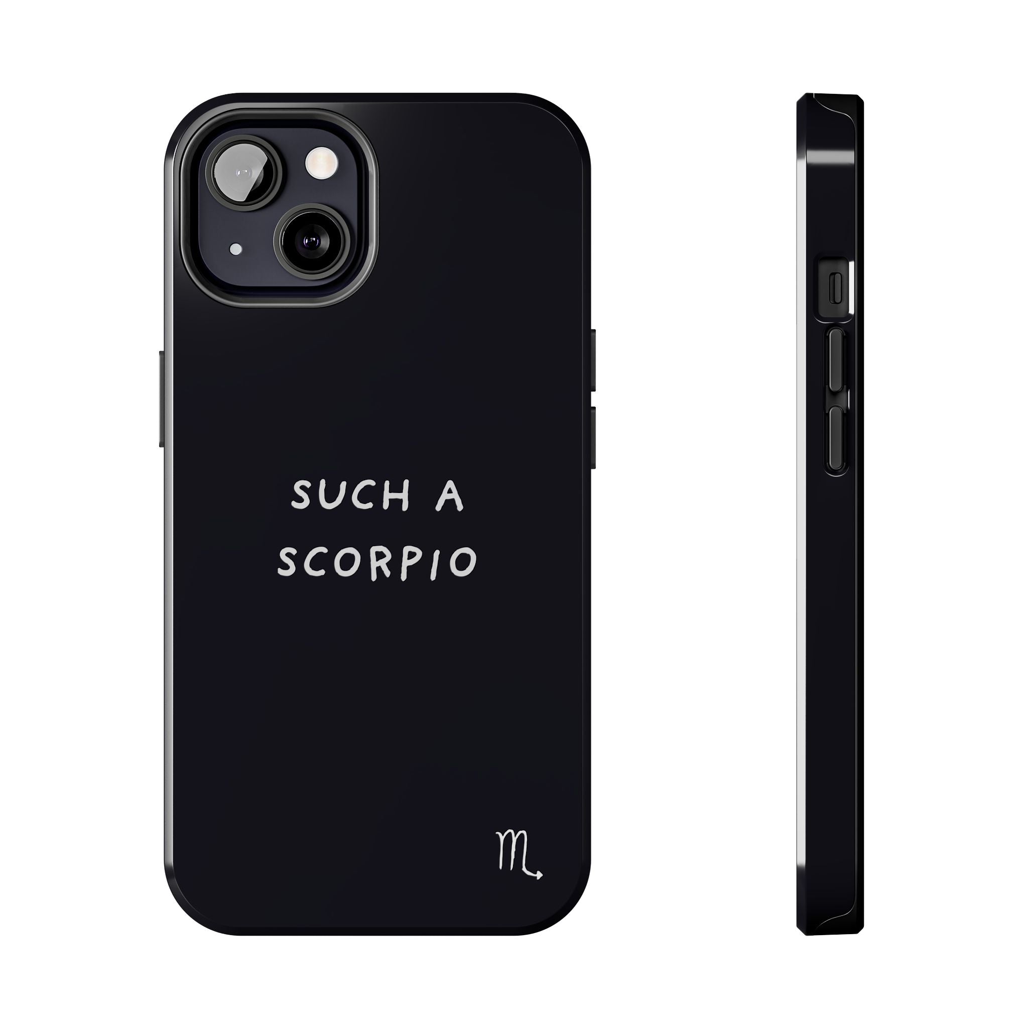 "Such a Scorpio" Phone Case - Black/White
