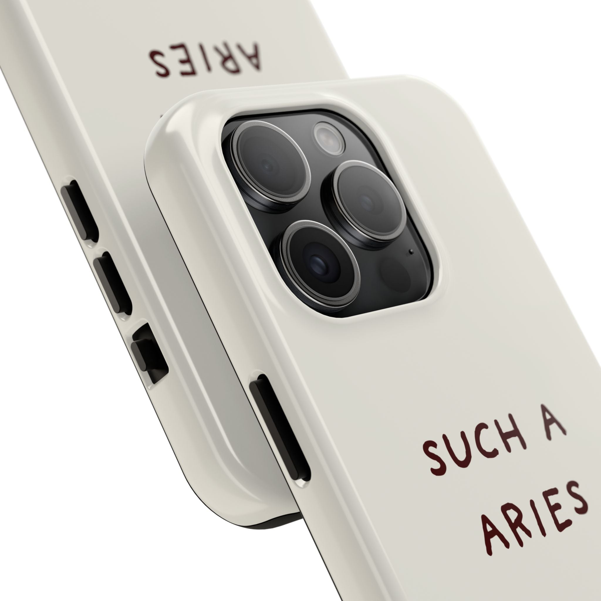 "Such a Aries" Tough Phone Case — White