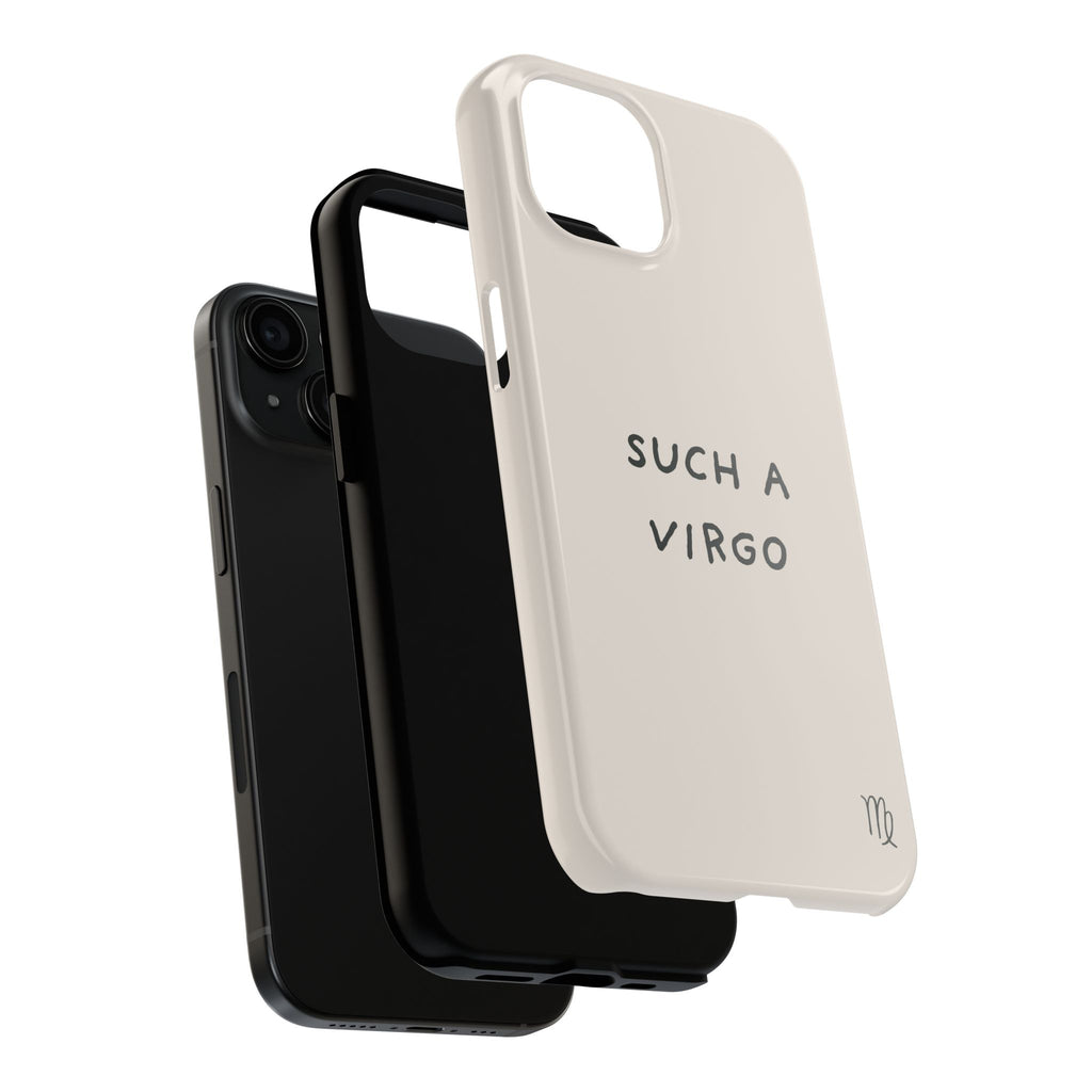 “Such a Virgo” Tough Phone Case — Beige / Forrest
