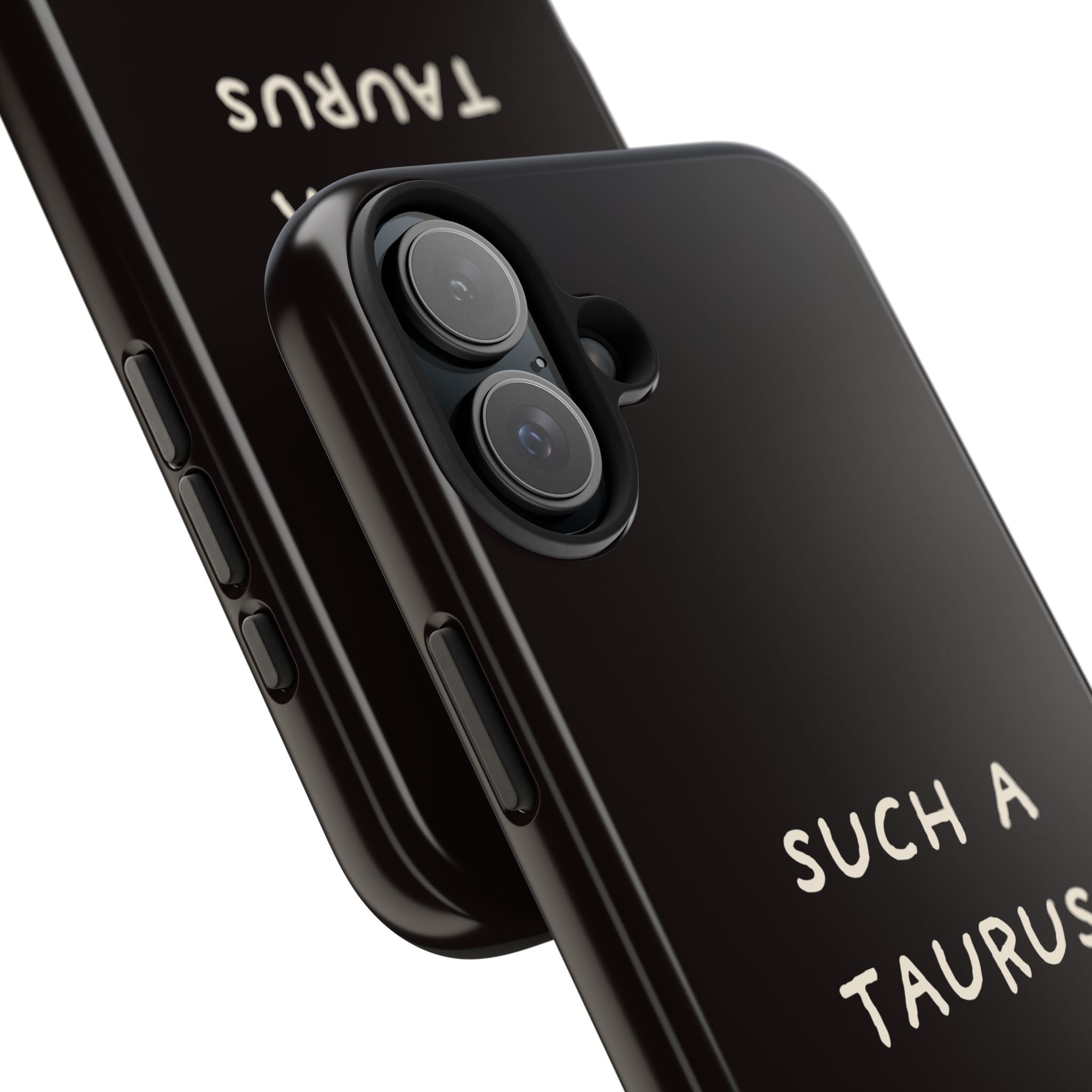 "Such a Taurus" Tough Phone Case – Deep Brown / Cream
