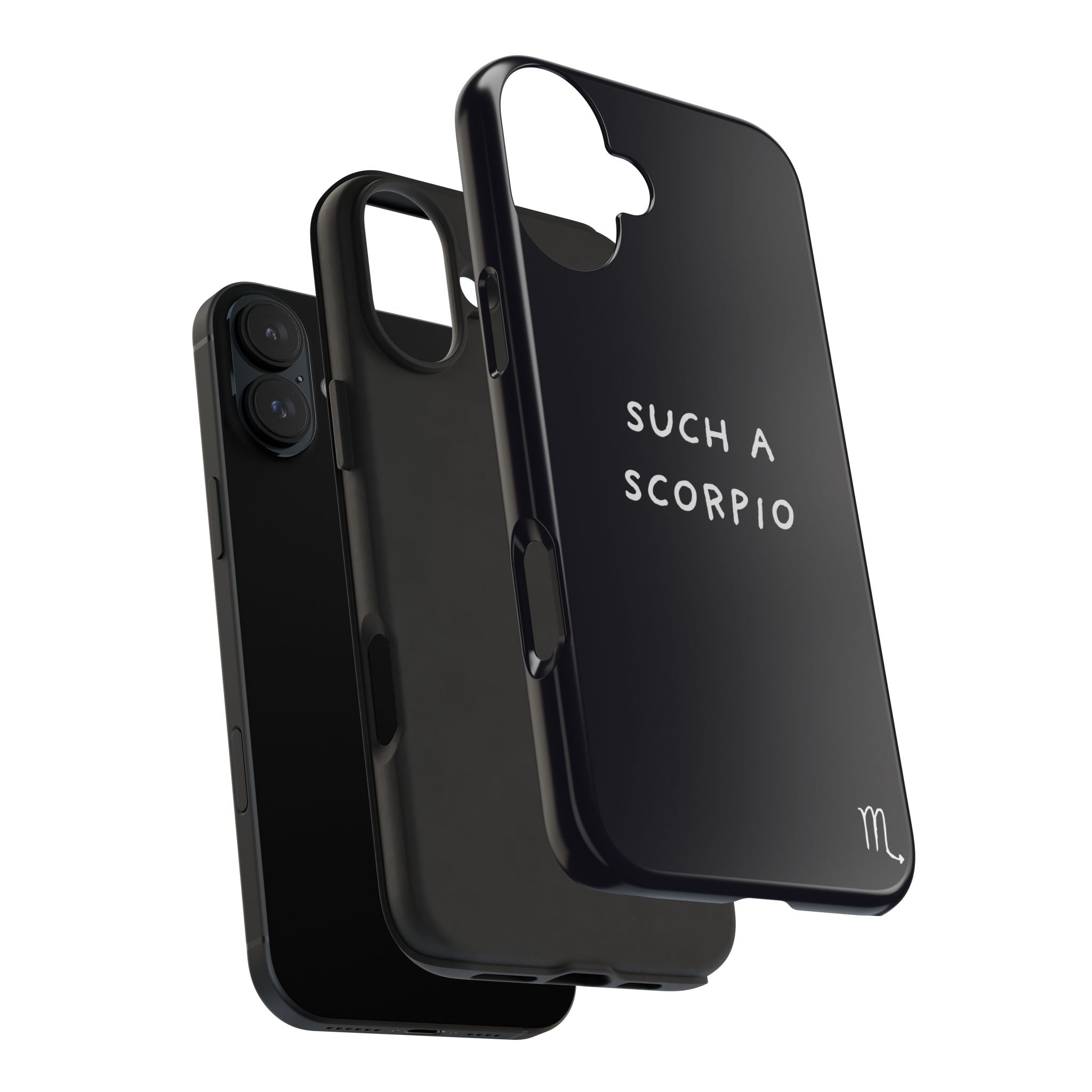 "Such a Scorpio" Phone Case - Black/White