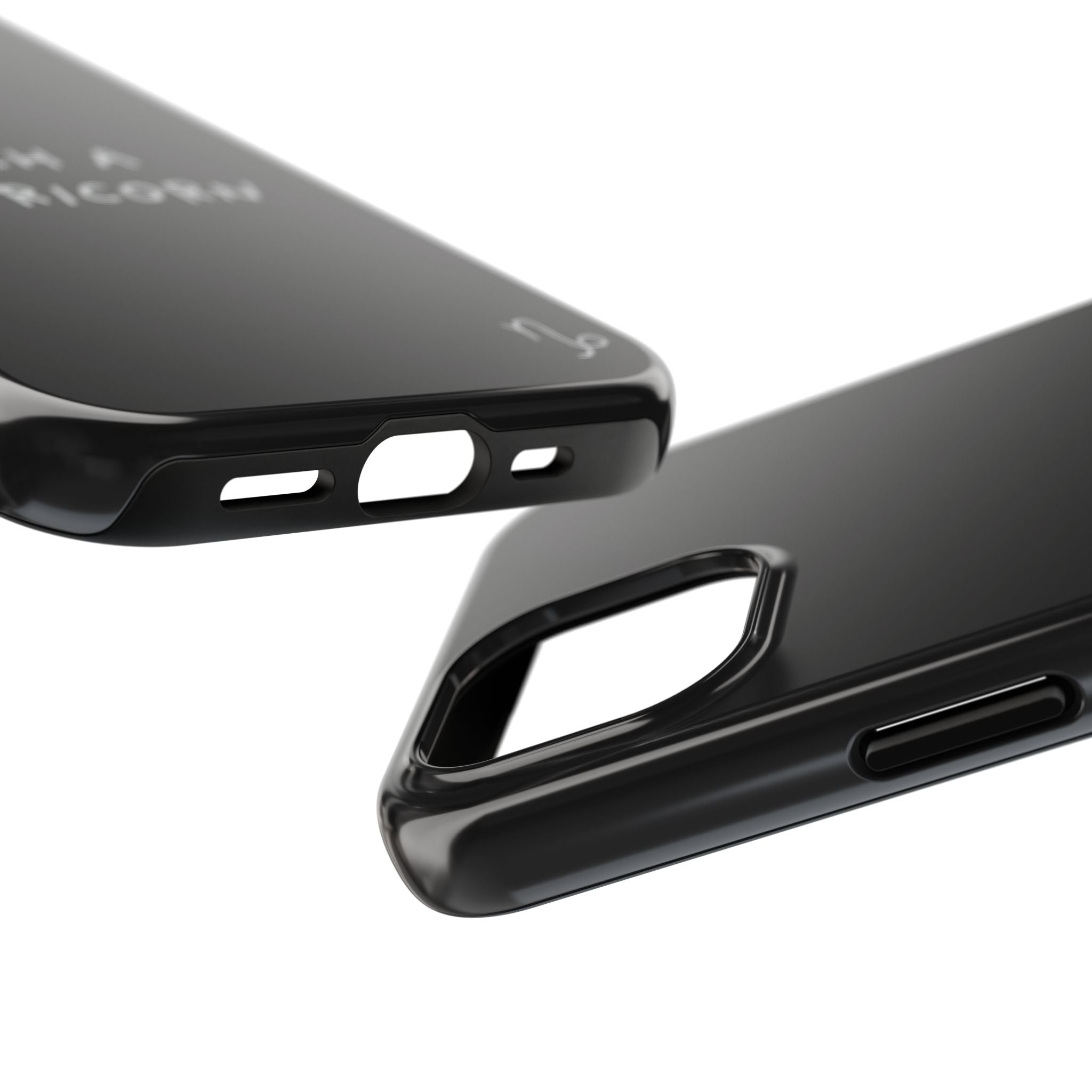 "Such a Capricorn Tough Phone Case" — Black/White